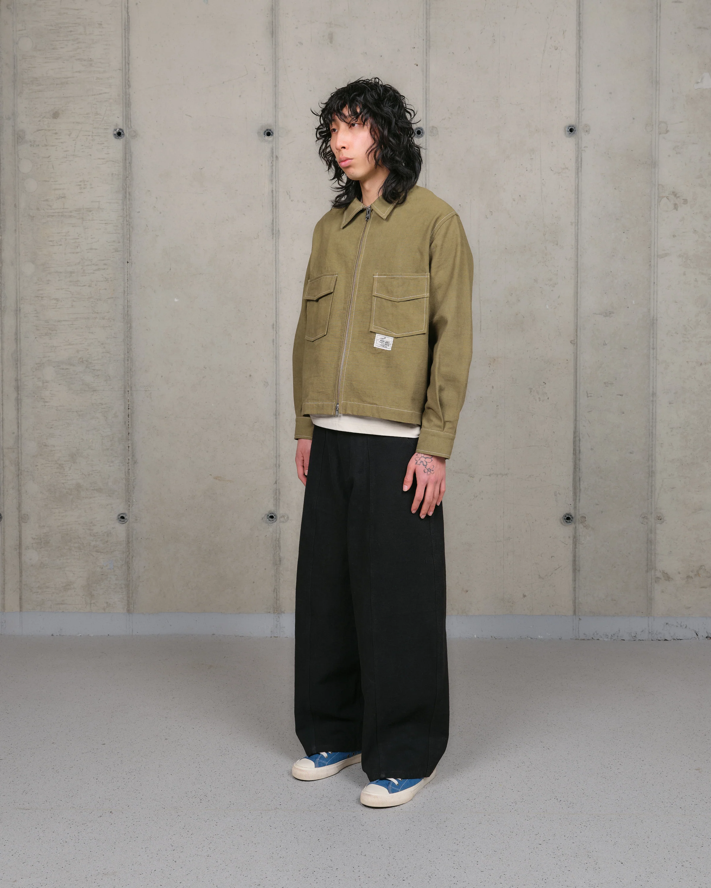 555 Jacket - Olive Wonky-Wear - Image 4