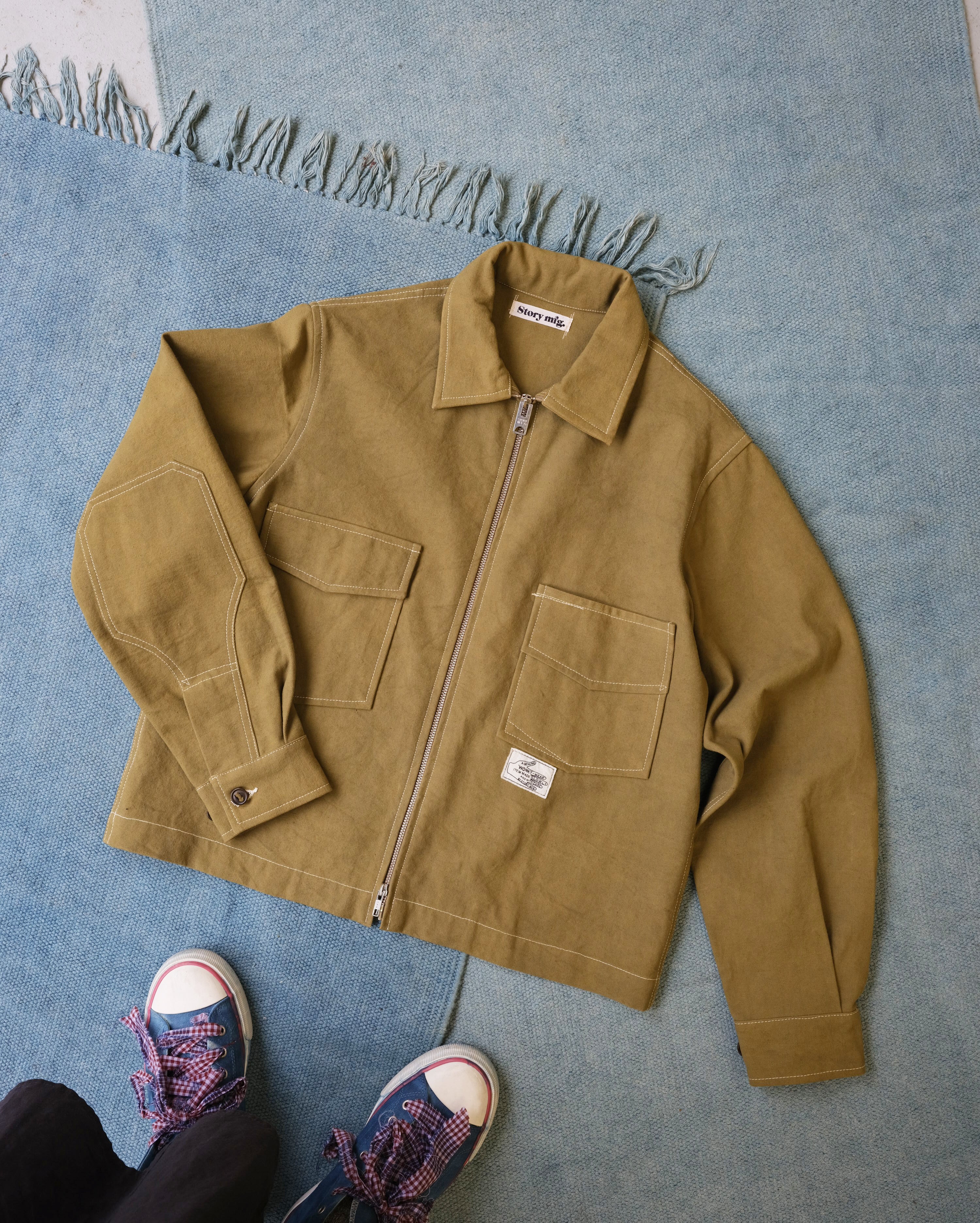 555 Jacket - Olive Wonky-Wear - Image 5