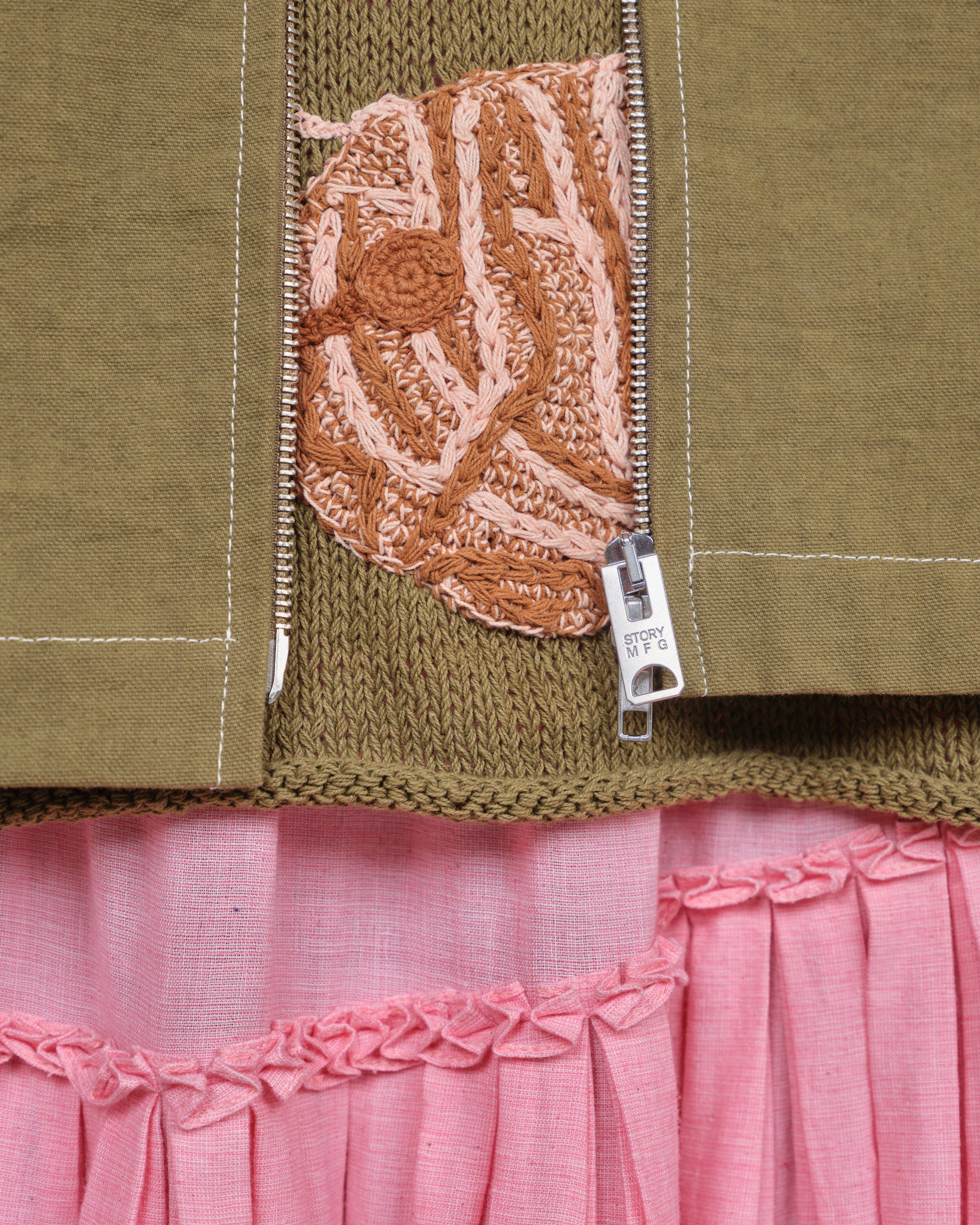 555 Jacket - Olive Wonky-Wear - Image 8