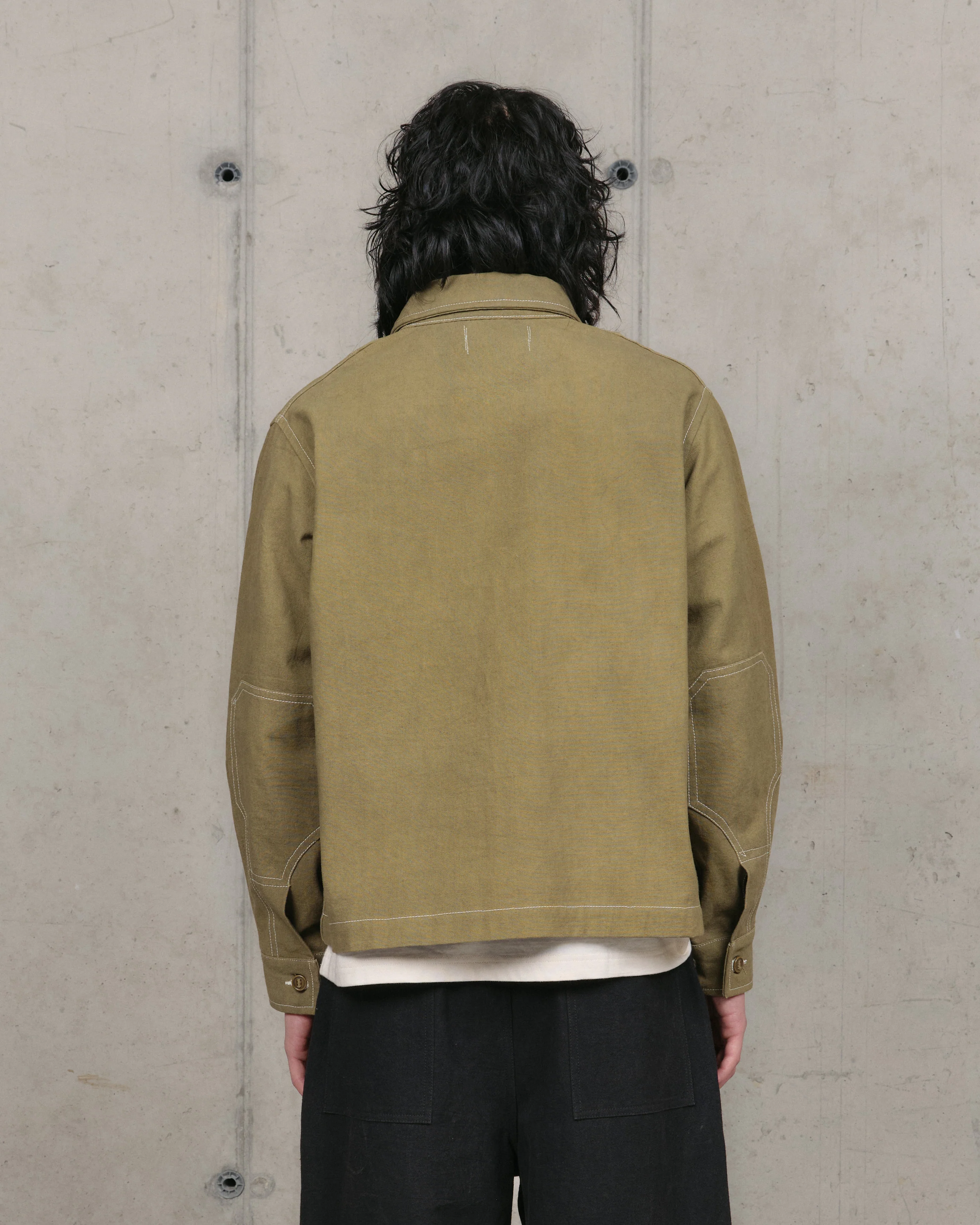 555 Jacket - Olive Wonky-Wear - Image 9
