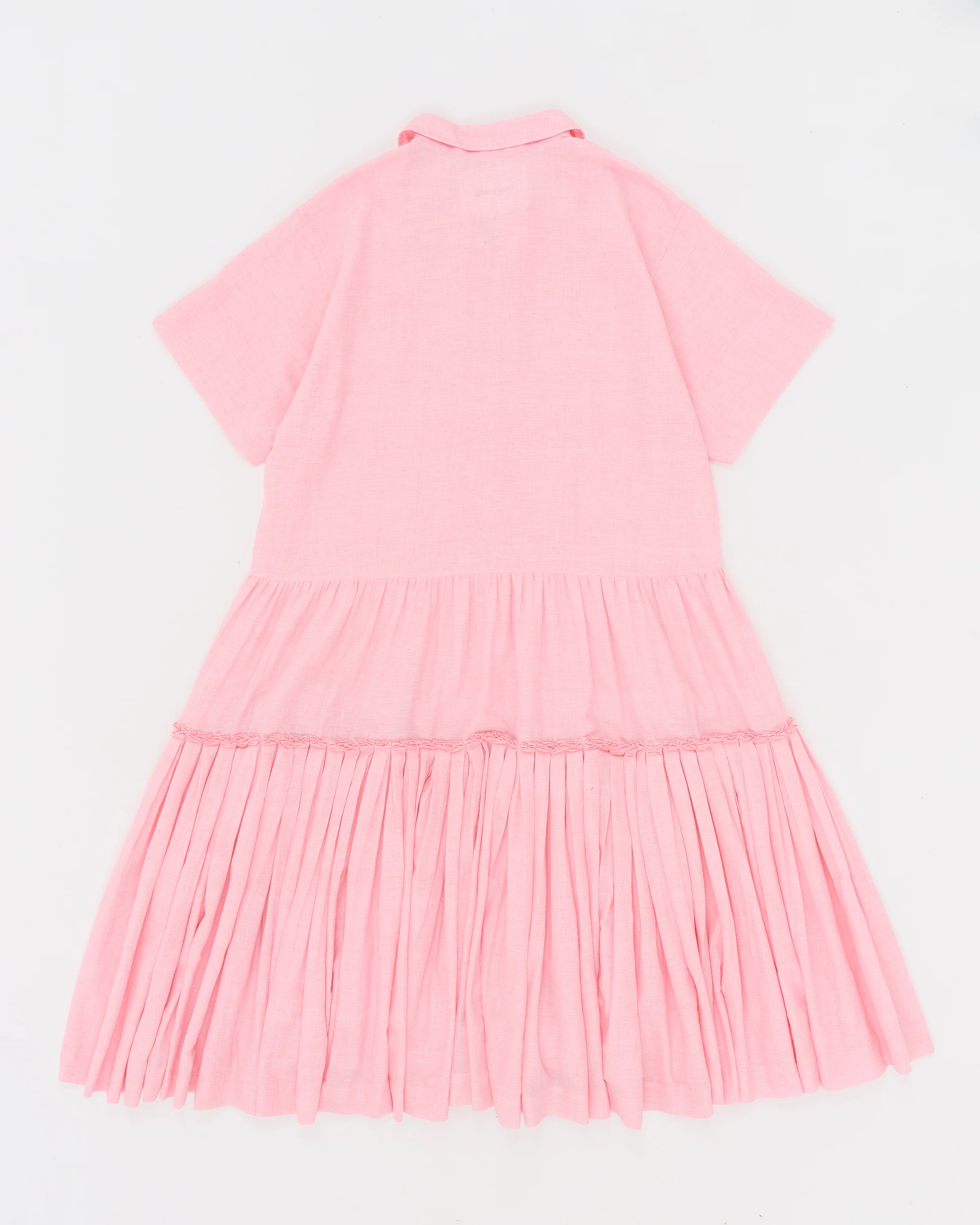 Apple Dress - Pink Pleated - Image 10