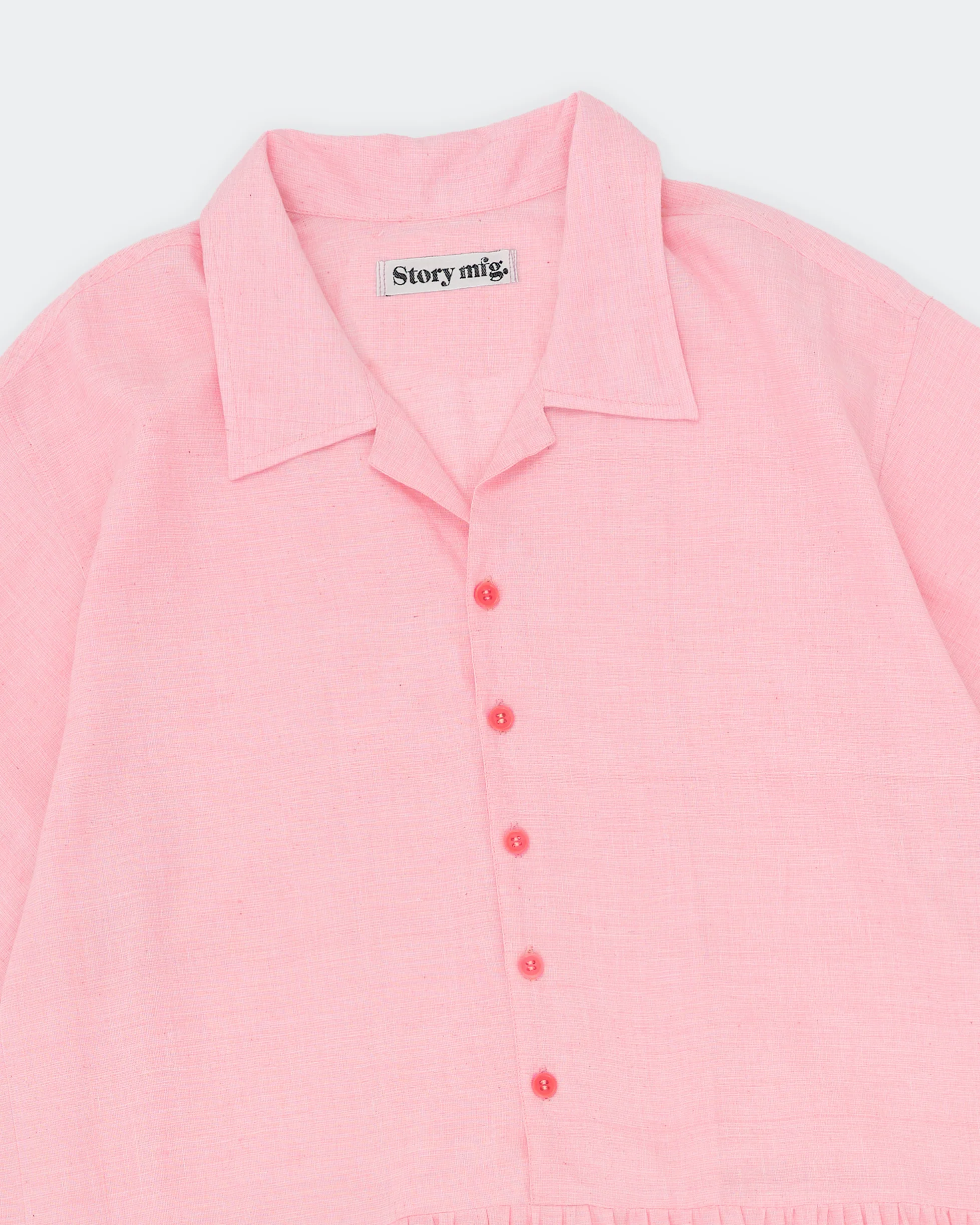 Apple Dress - Pink Pleated - Image 7