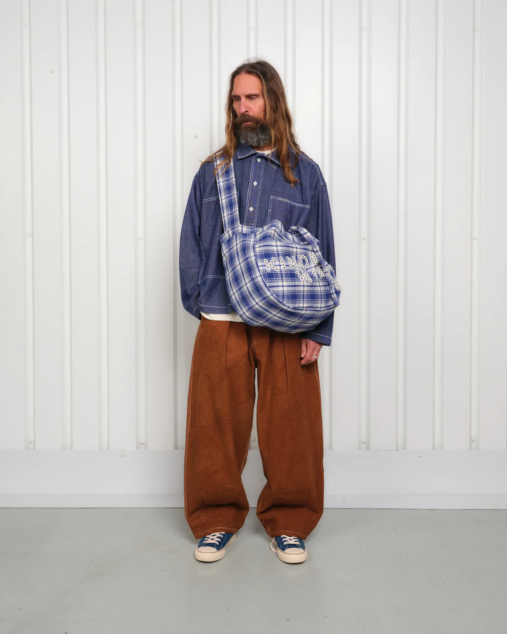 Big Shop Tote - Kindness Wins Picnic Check - Image 5