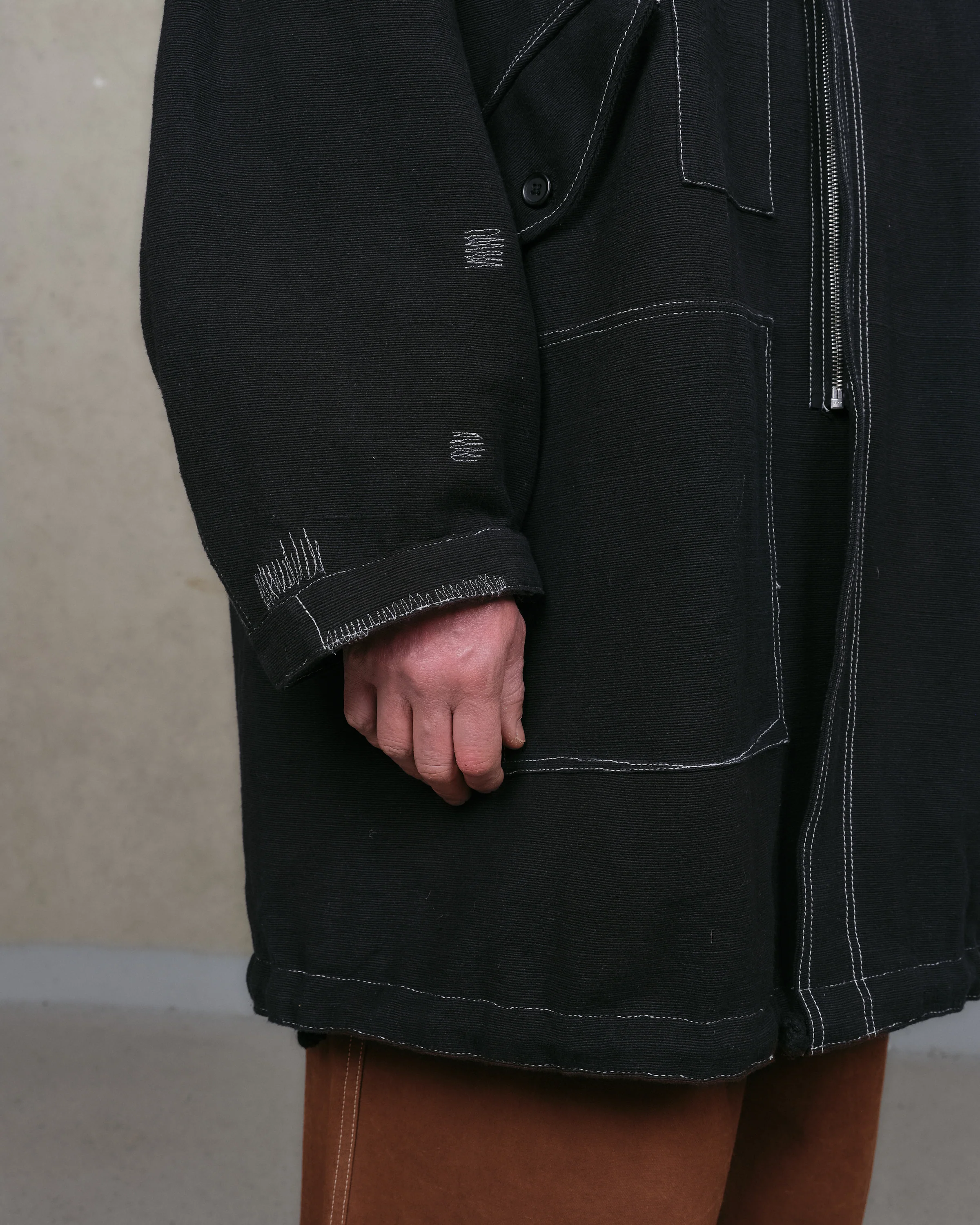 Bramble Parka - Black Wonky-Wear - Image 4