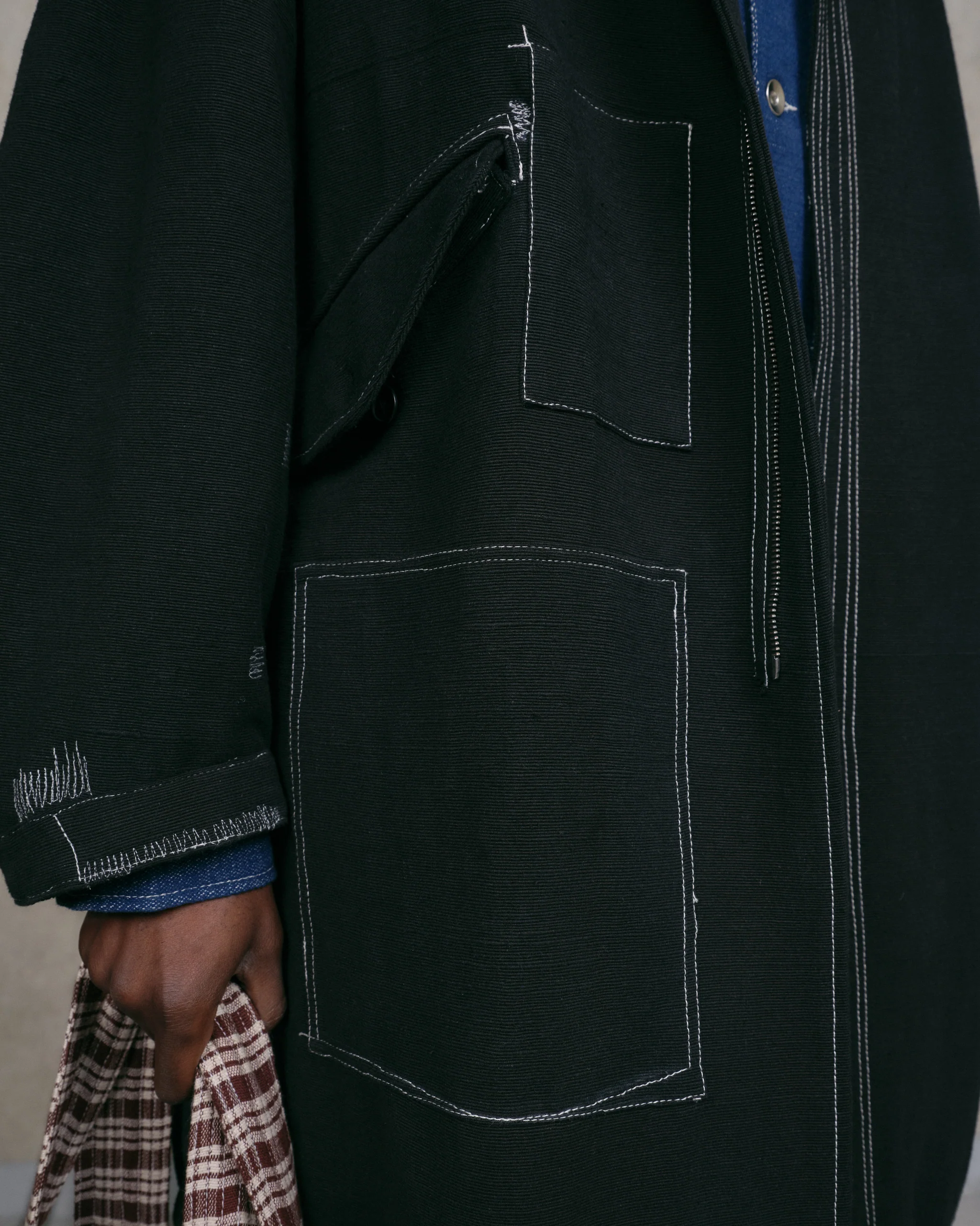 Bramble Parka - Black Wonky-Wear - Image 5
