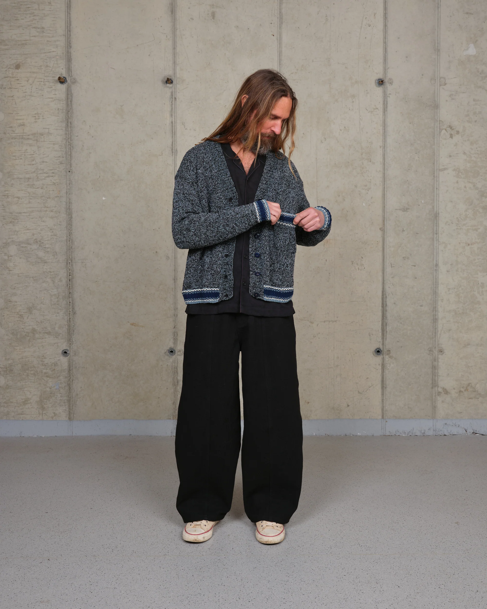 Bulb Cardigan - Twisted Black - Image 8