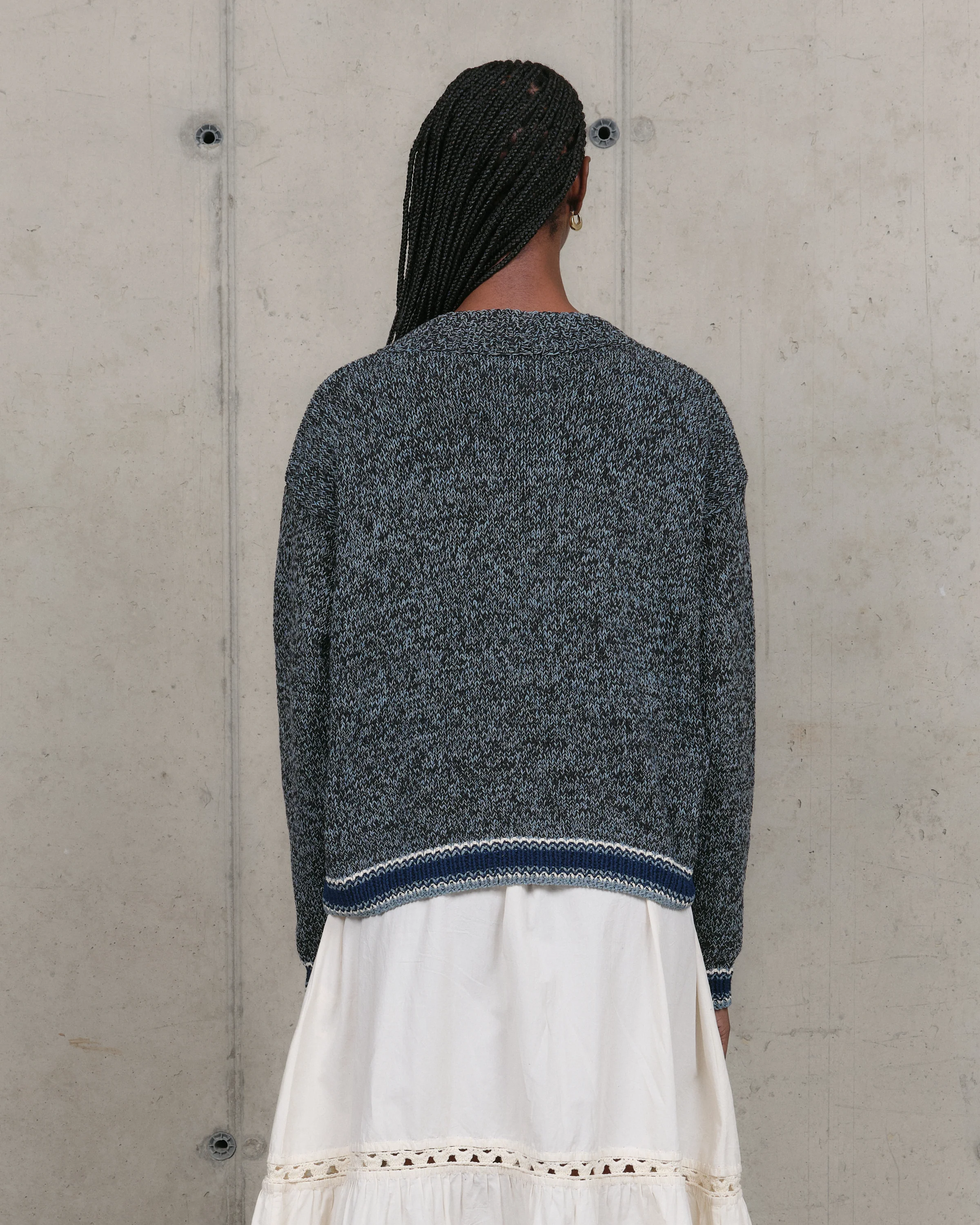 Bulb Cardigan - Twisted Black - Image 9