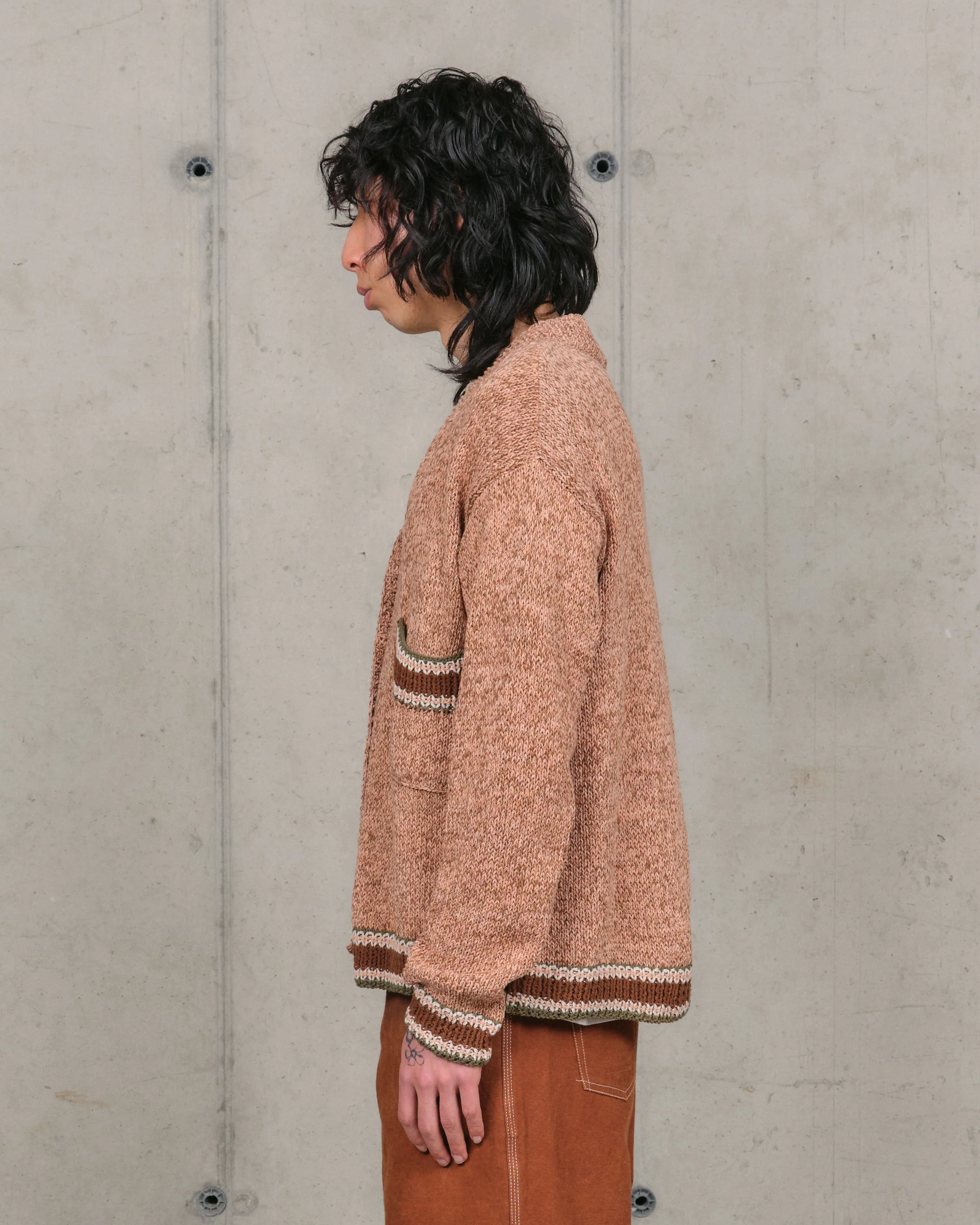 Bulb Cardigan - Twisted Pink - Image 6