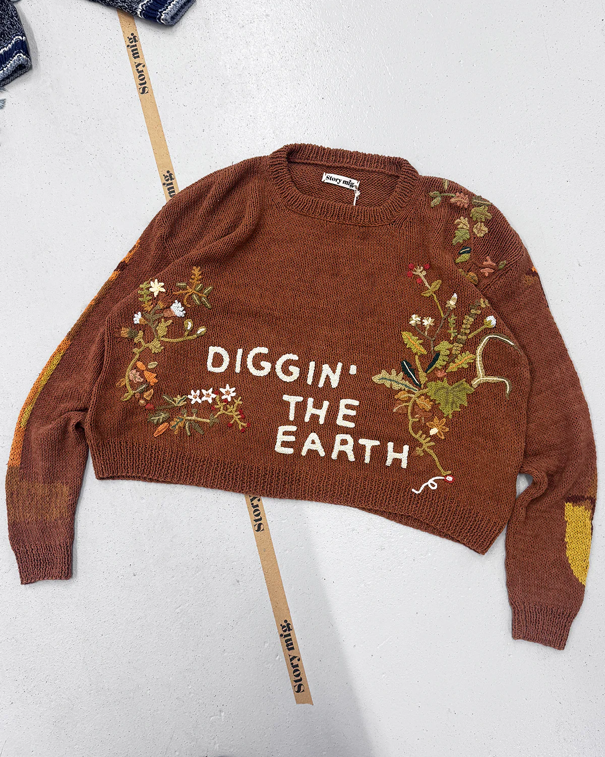 Bulb Knit Jumper - Brown Diggin' The Earth - Image 5