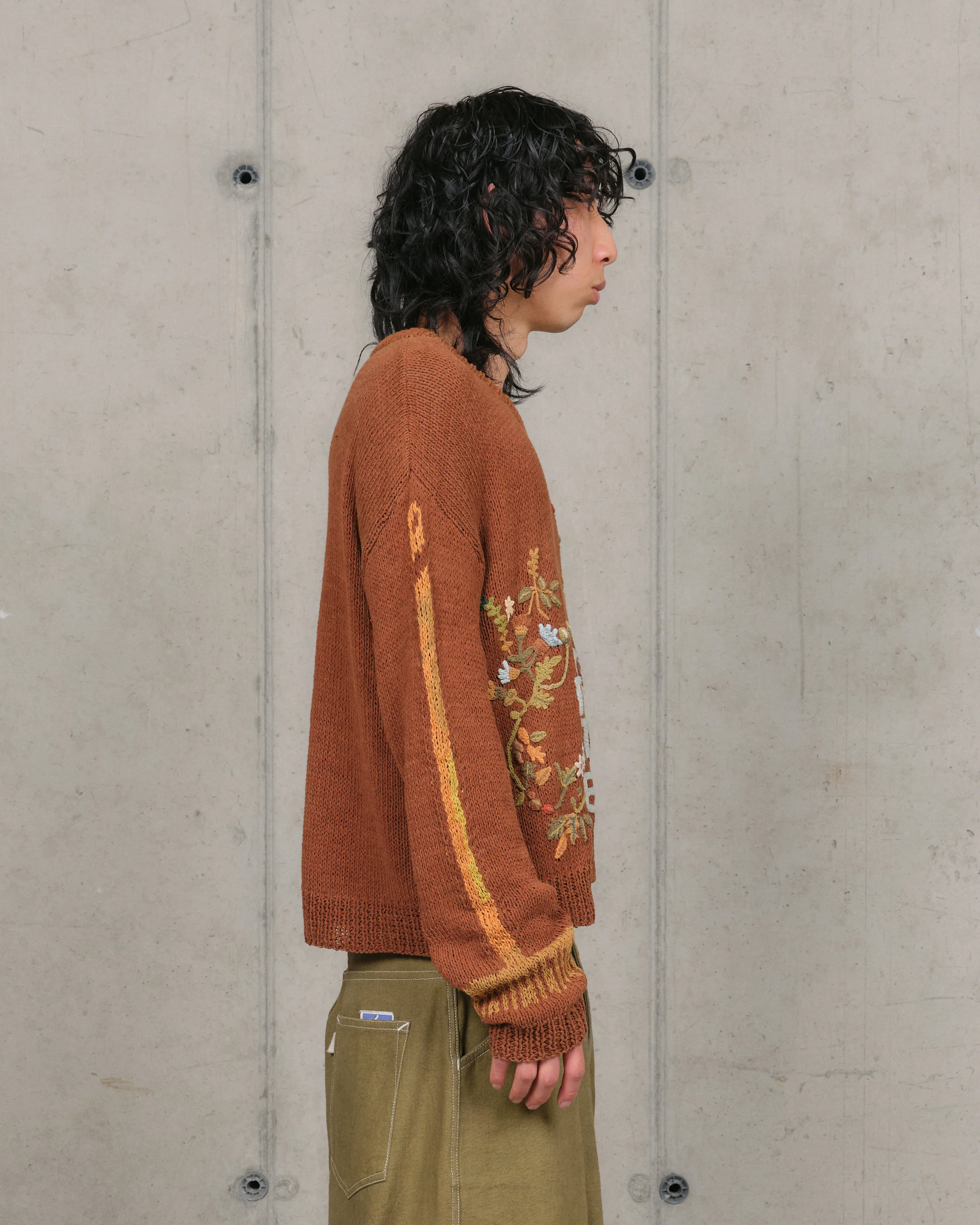 Bulb Knit Jumper - Brown Diggin' The Earth - Image 9