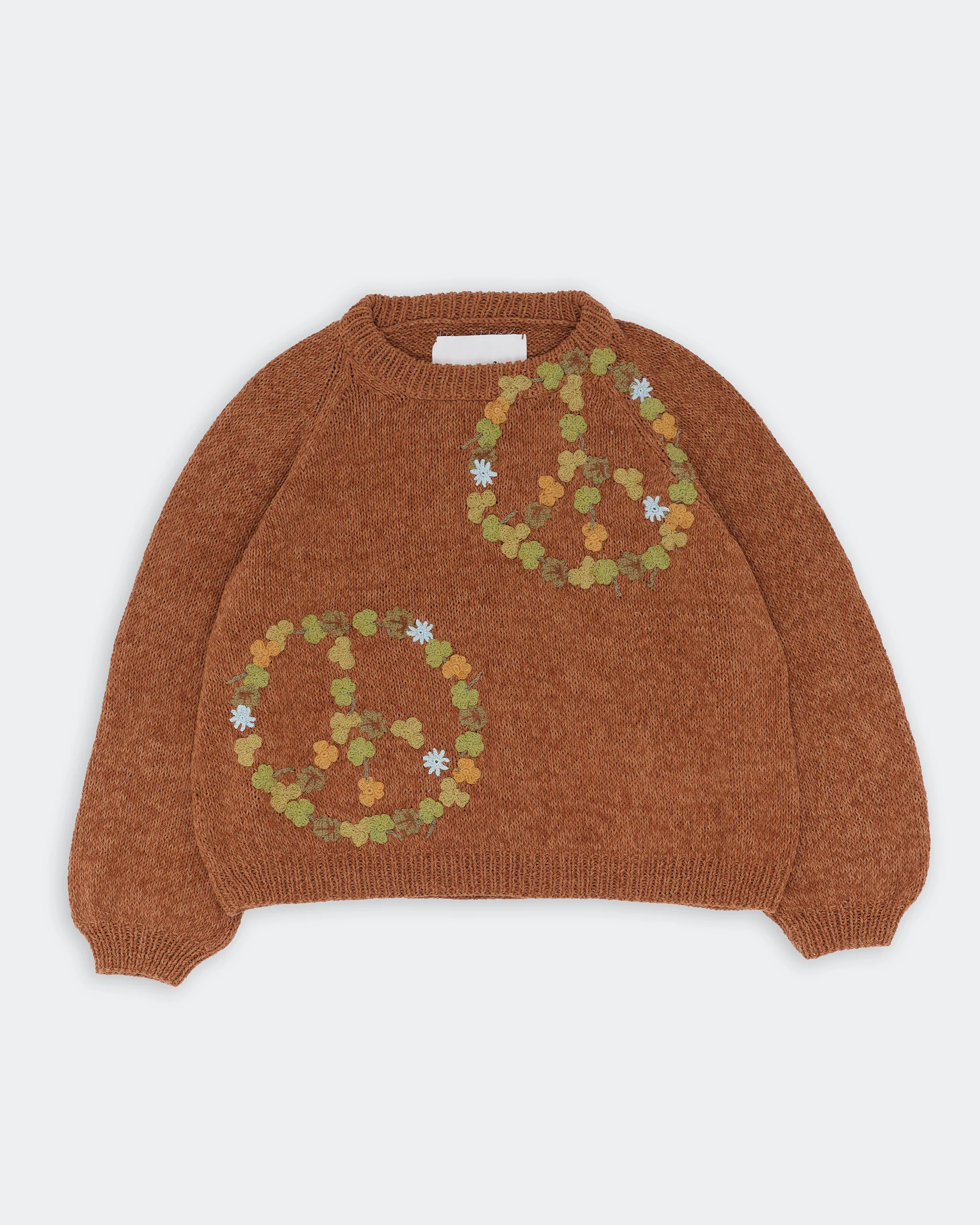 Bulb Knit Jumper - Brown Peace - Image 3