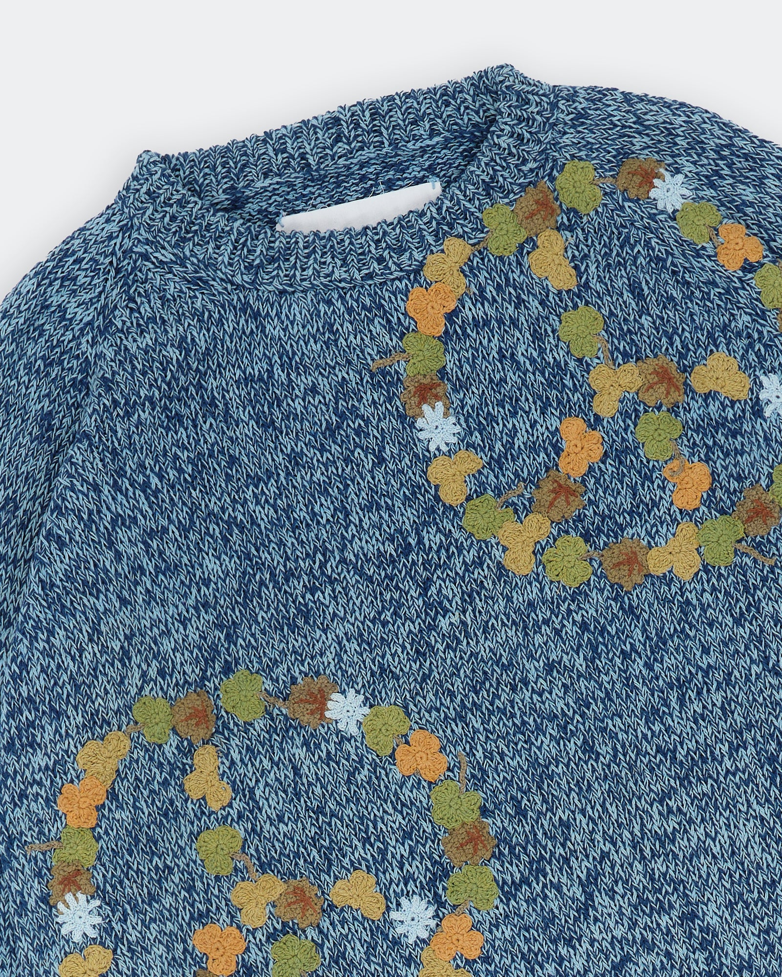Bulb Knit Jumper - Indigo Peace - Image 5