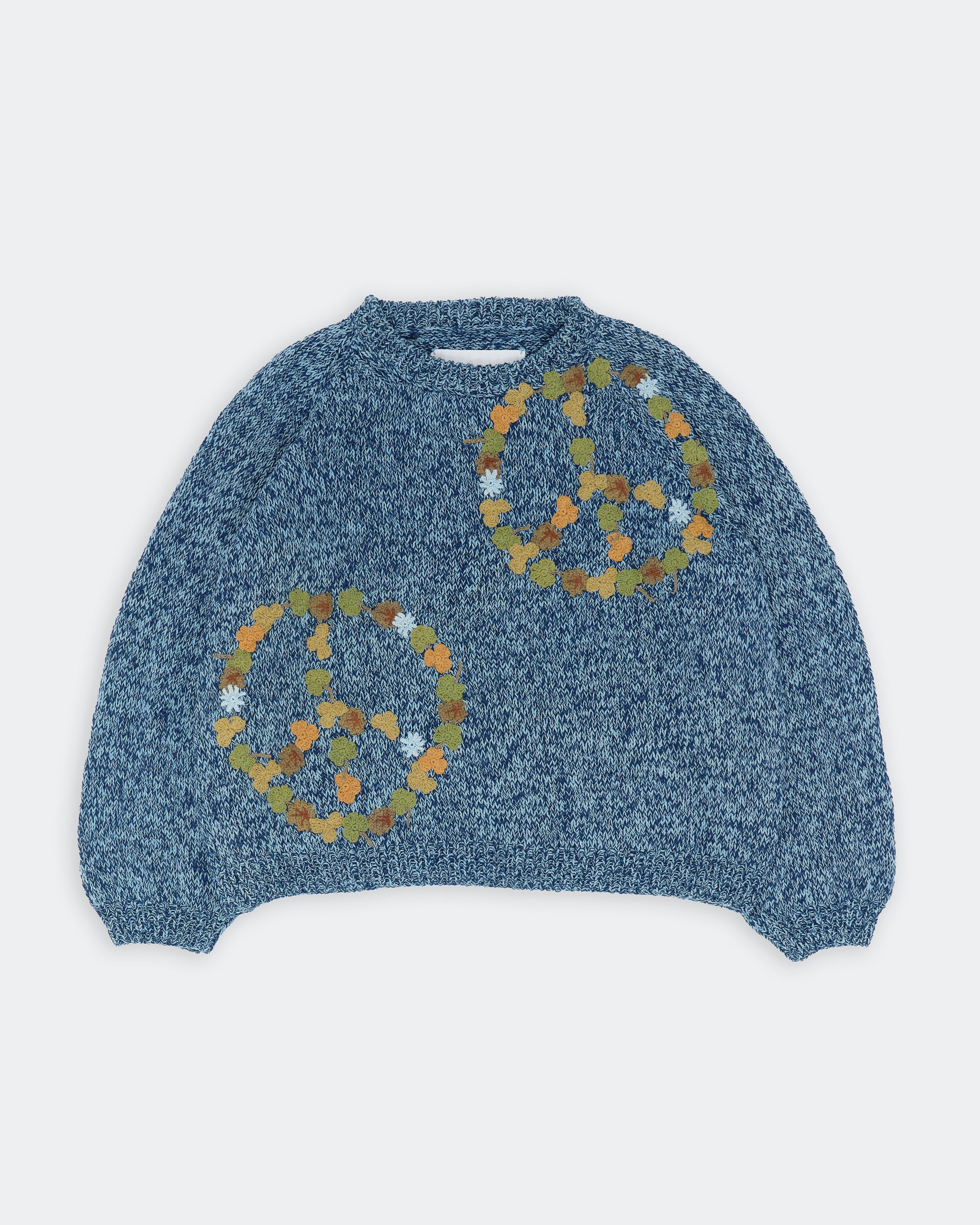 Bulb Knit Jumper - Indigo Peace - Image 6