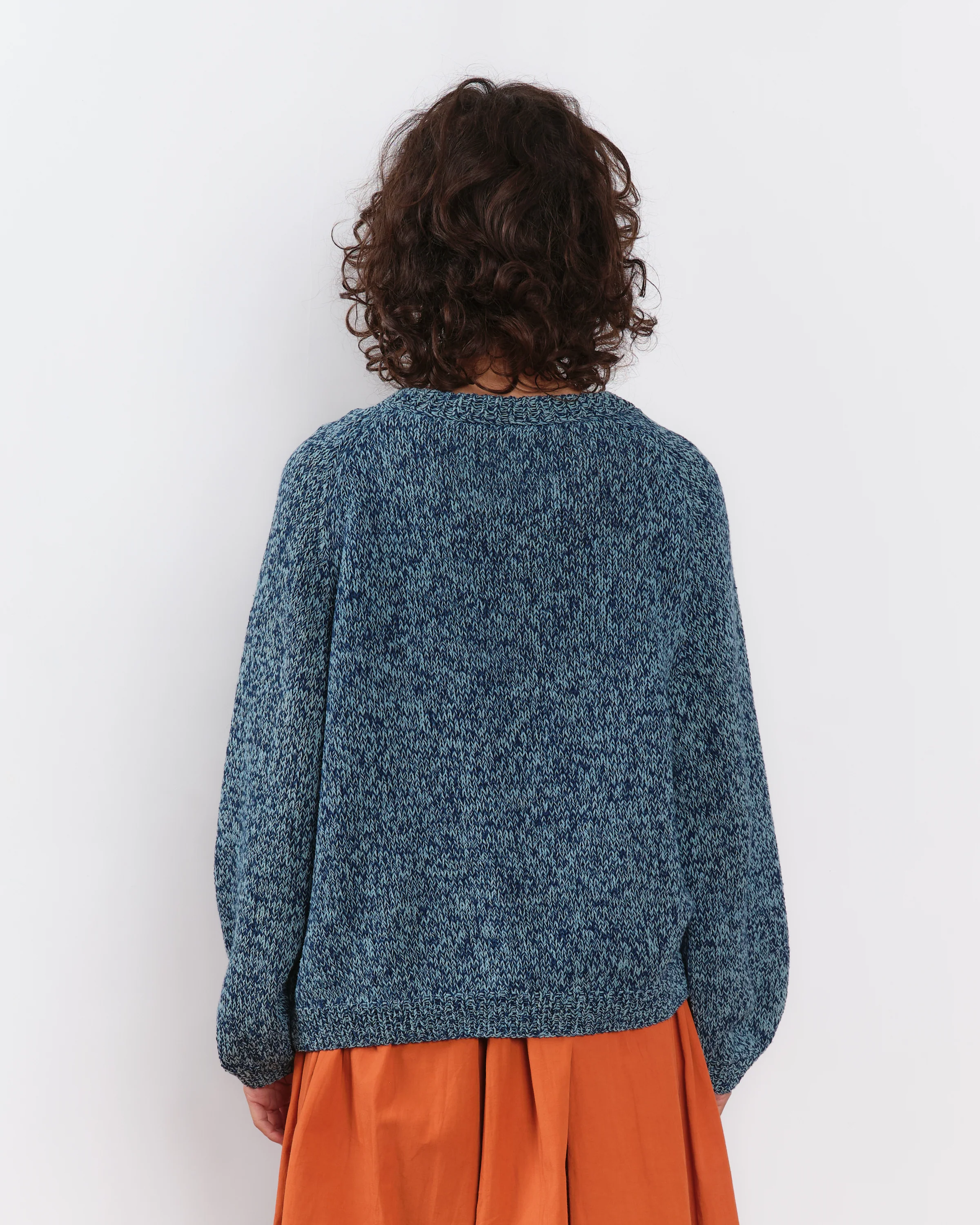 Bulb Knit Jumper - Indigo Peace - Image 9