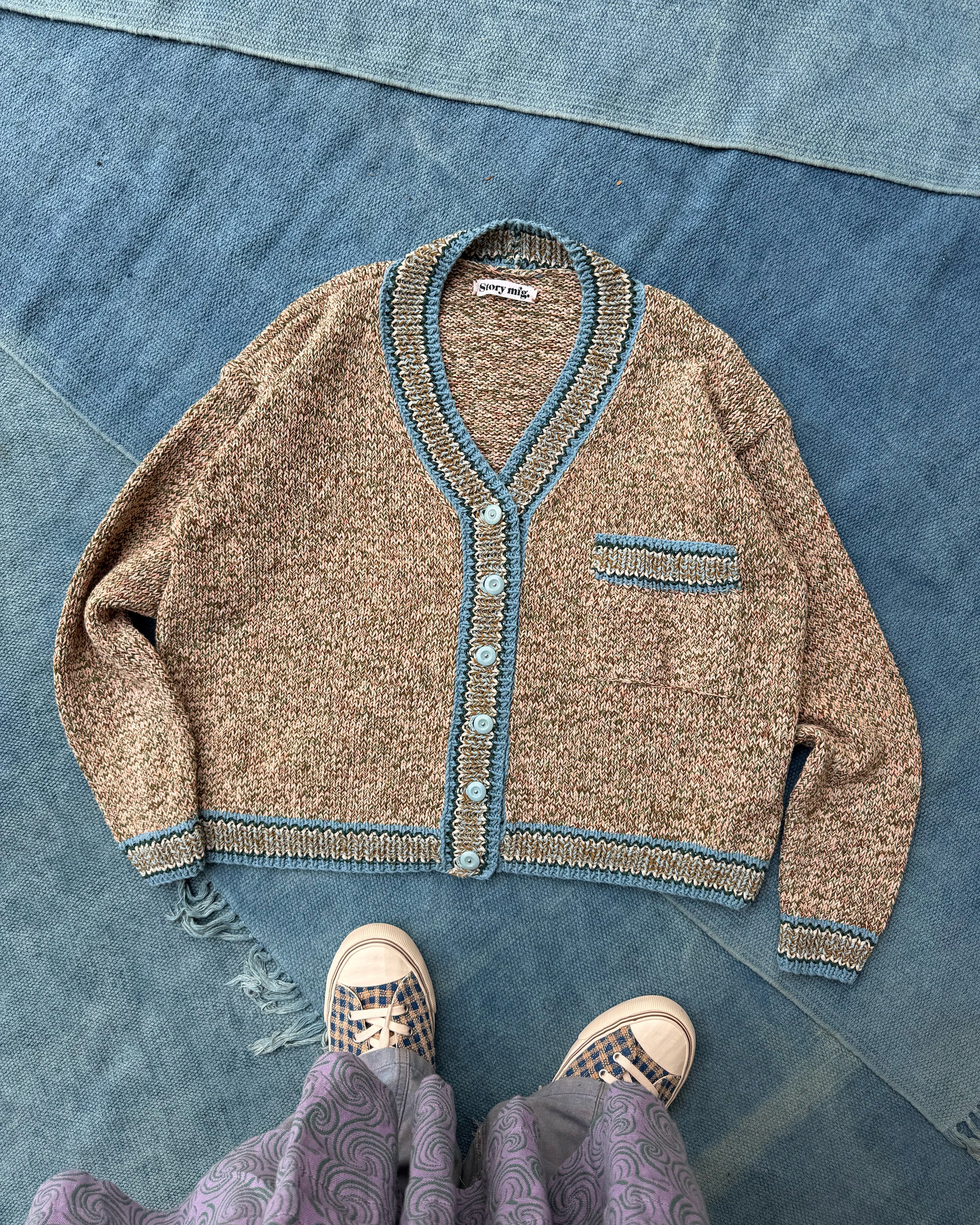 Bulb Knit Cardigan - Dust - Image 5