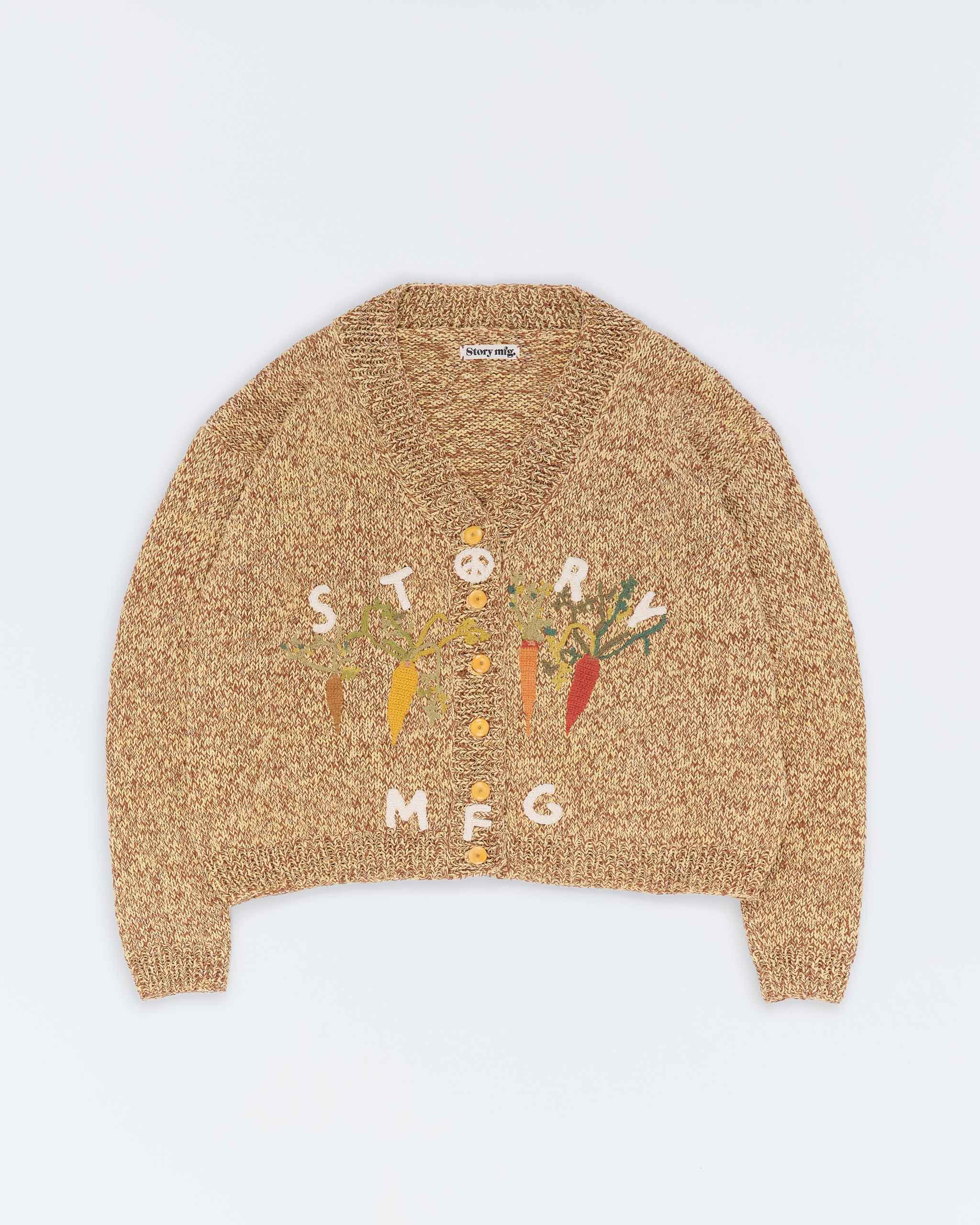 Bulb Knit Cardigan - Jackfruit Carrots - Image 3