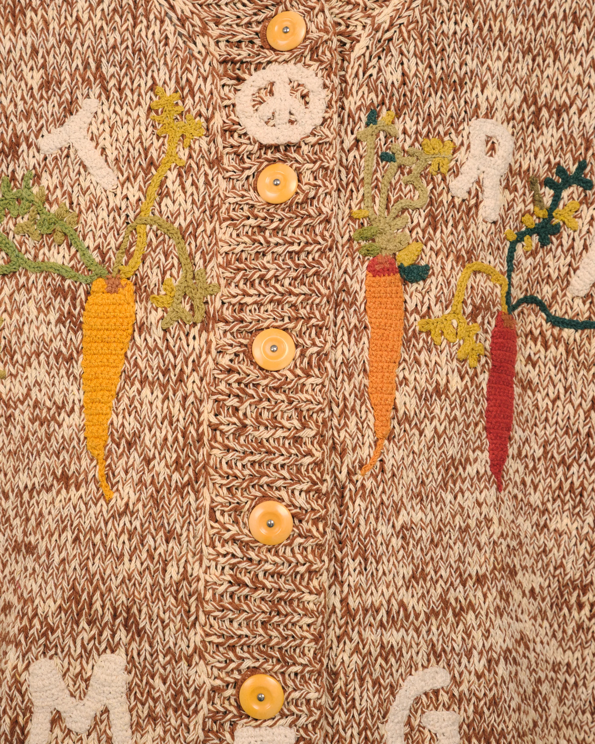 Bulb Knit Cardigan - Jackfruit Carrots - Image 6