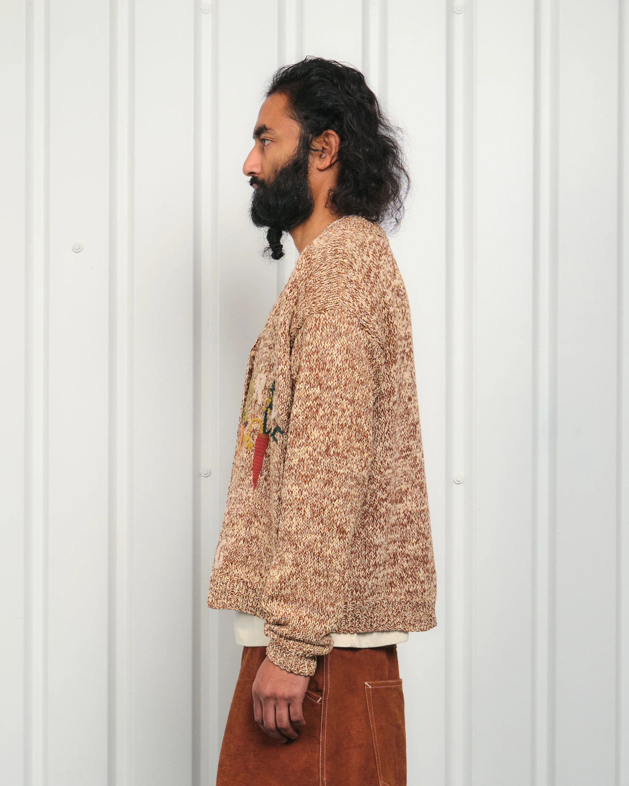 Bulb Knit Cardigan - Jackfruit Carrots - Image 7