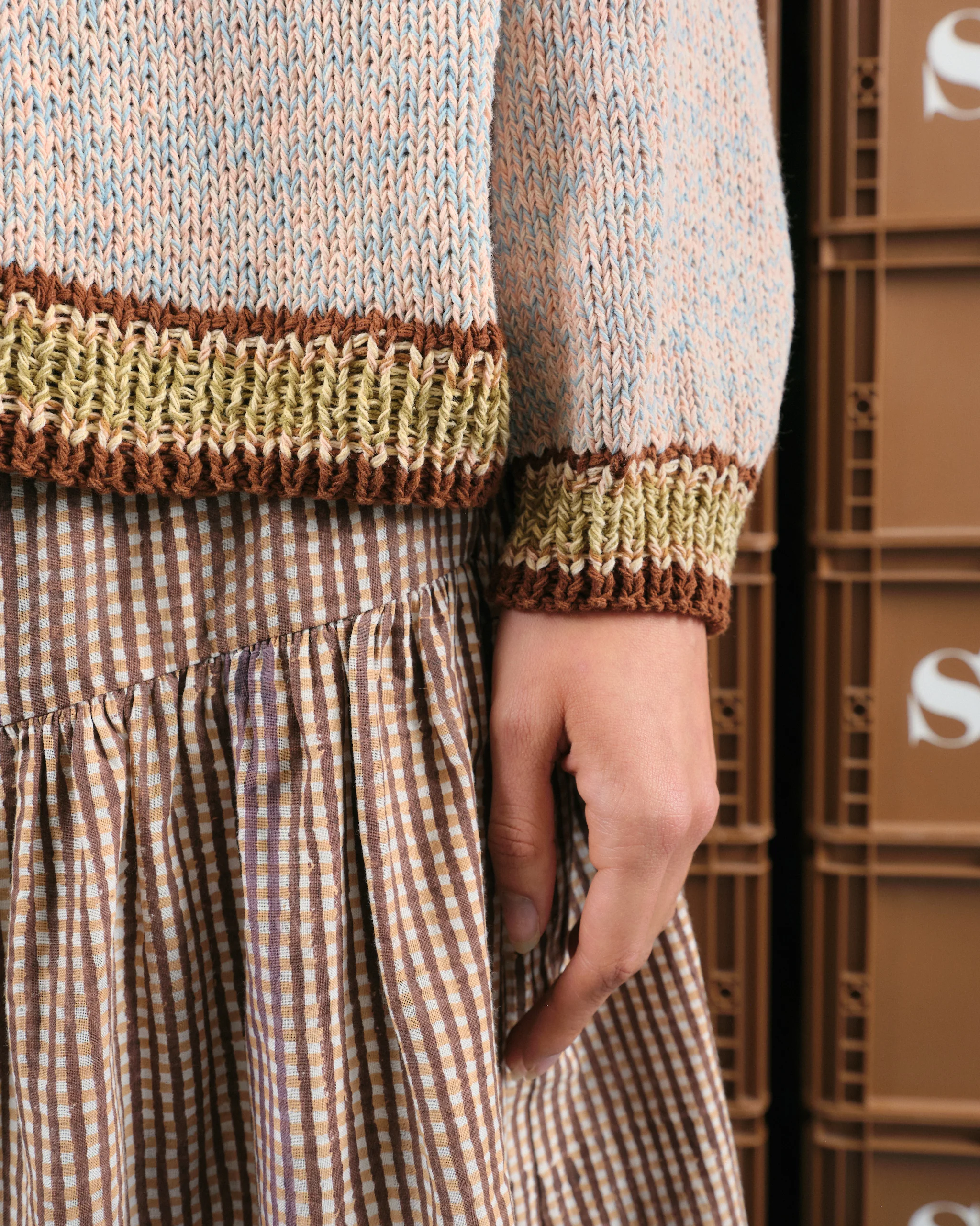 Bulb Knit Jumper - Blush - Image 5