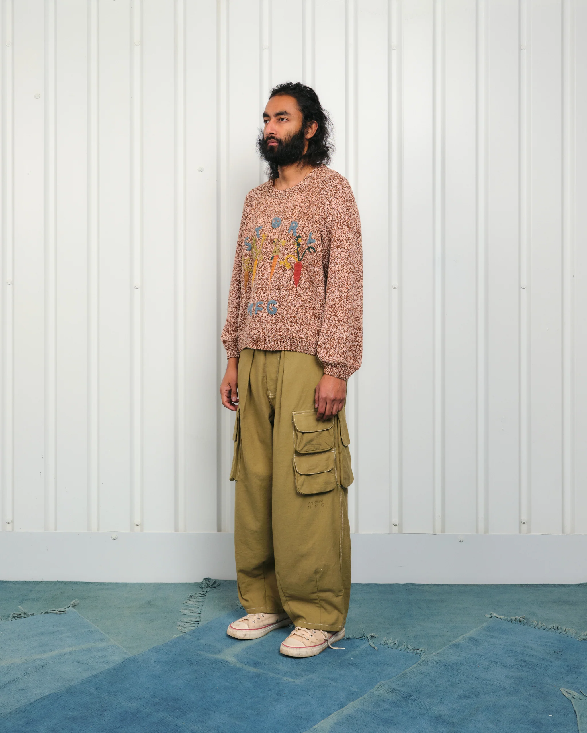 Bulb Knit Jumper - Brown Carrots - Image 4