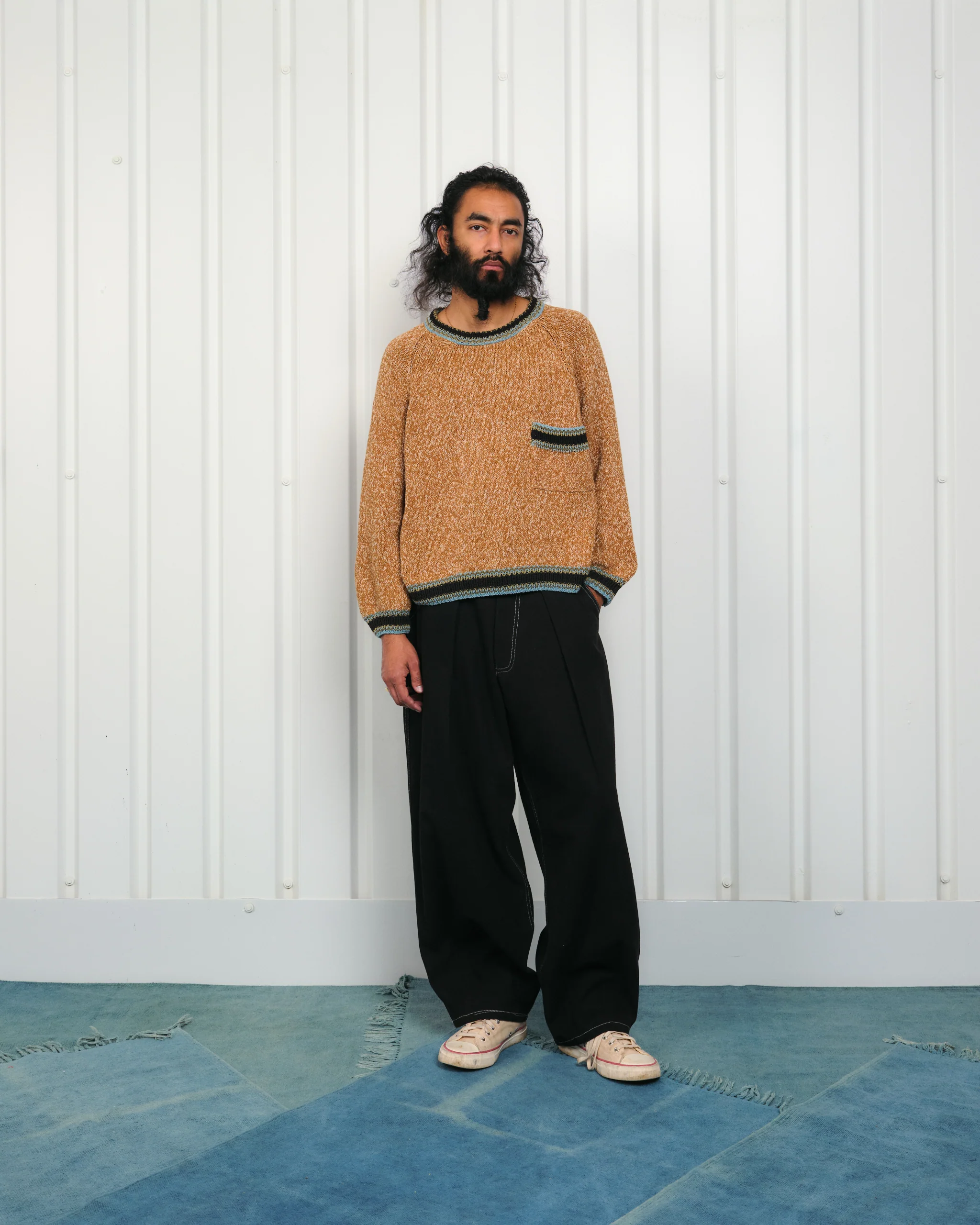 Bulb Knit Jumper - Twisted Ochre - Image 2
