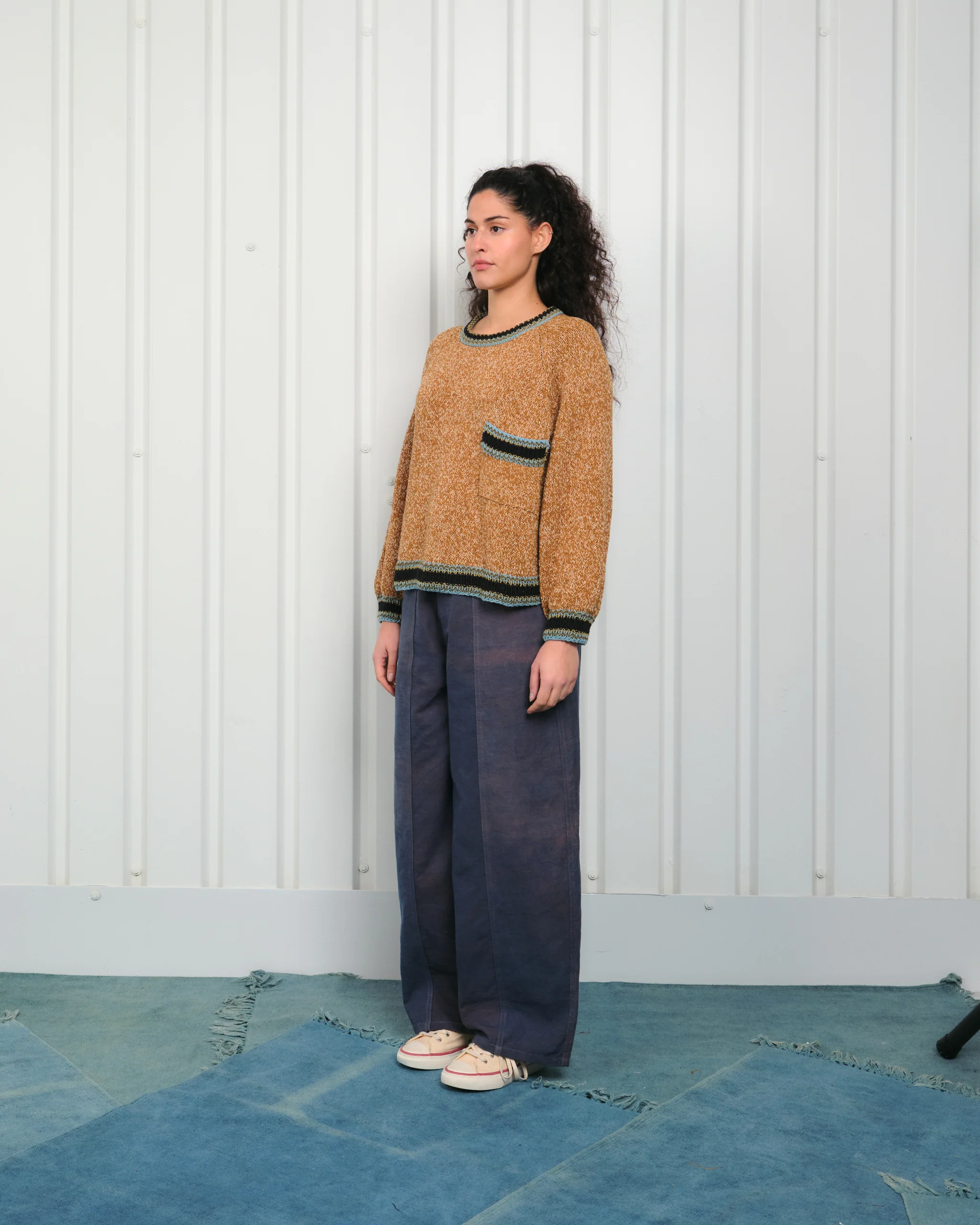 Bulb Knit Jumper - Twisted Ochre - Image 4