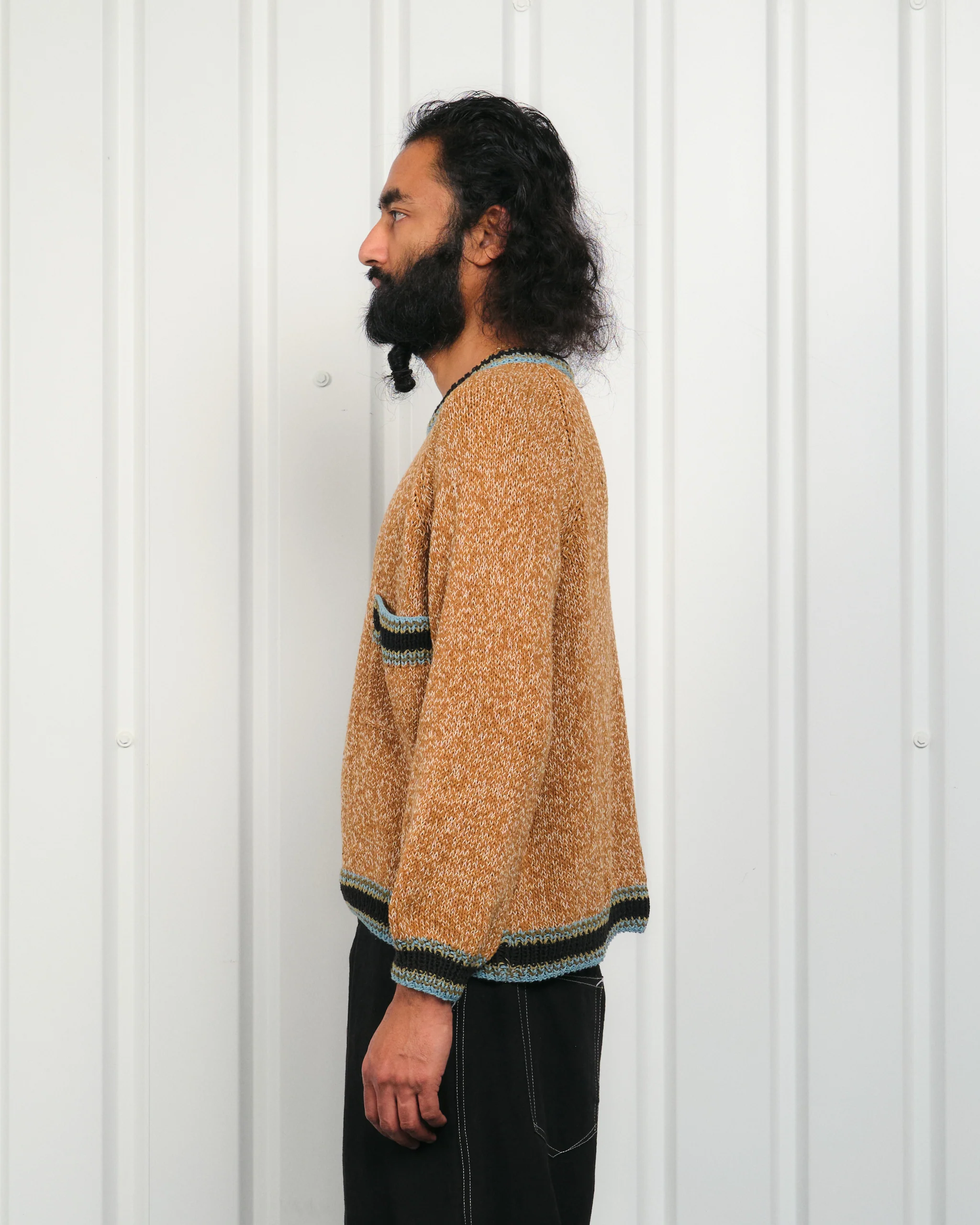 Bulb Knit Jumper - Twisted Ochre - Image 6