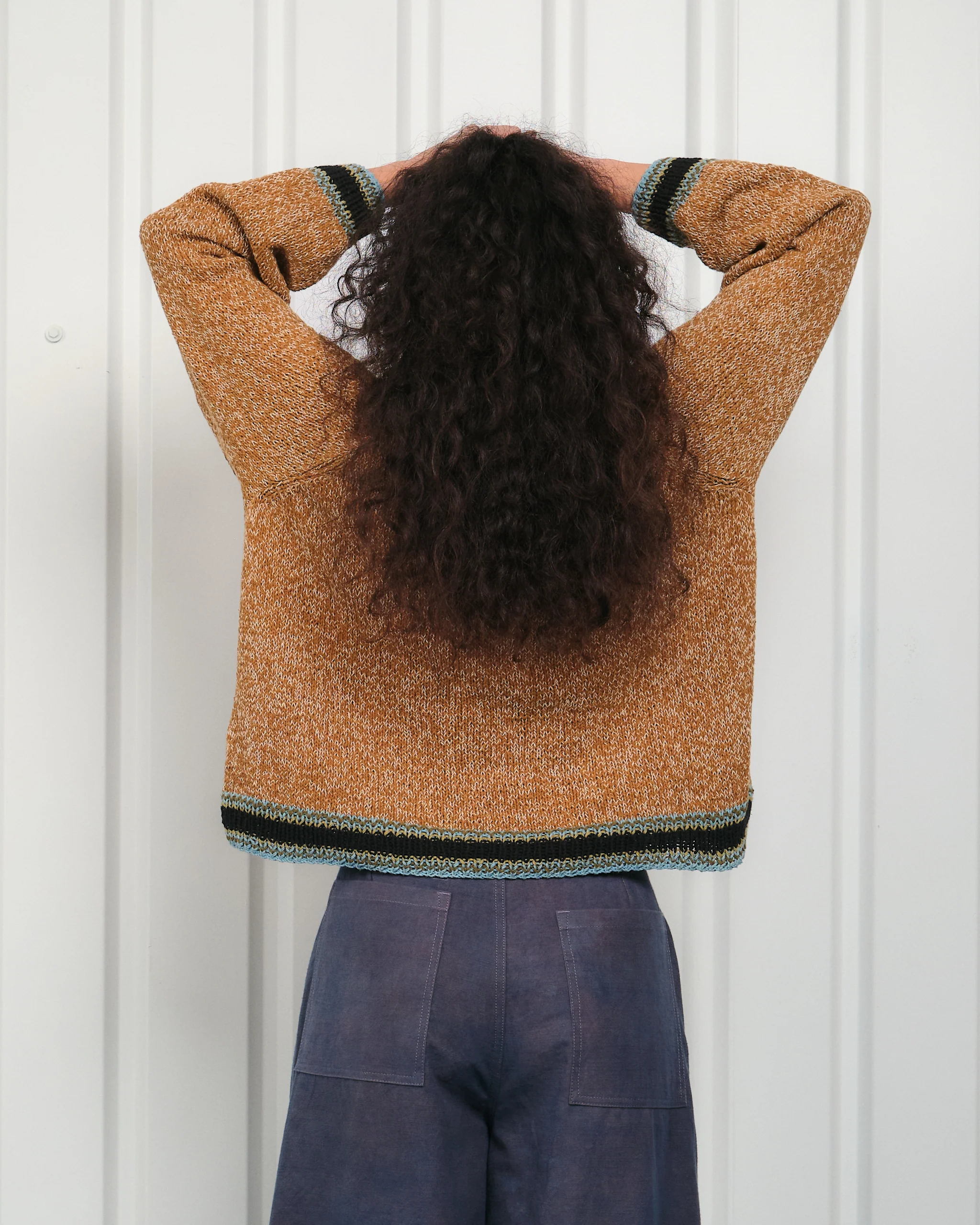 Bulb Knit Jumper - Twisted Ochre - Image 8