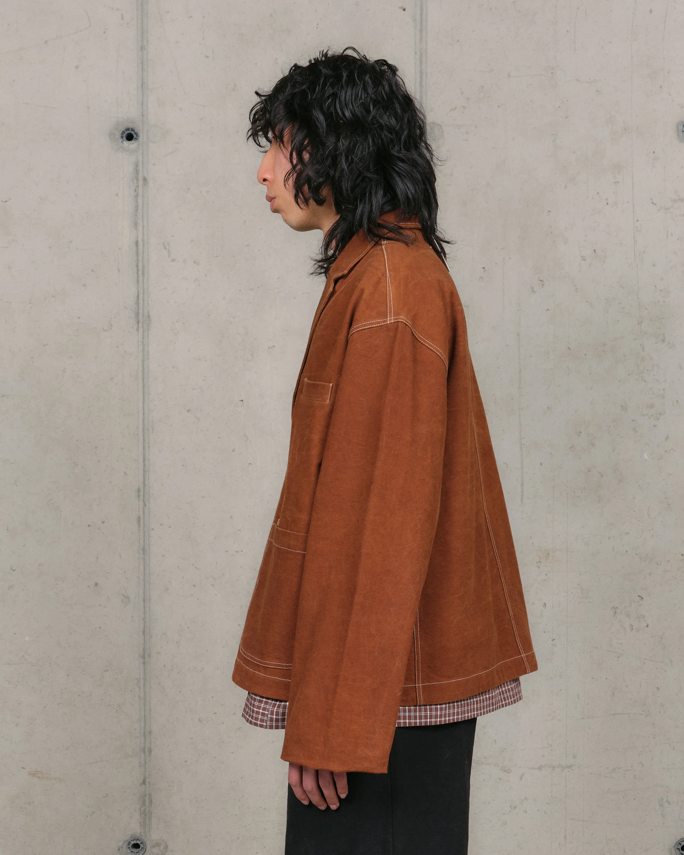 Cove Jacket - Brown Wonky-Wear - Image 10