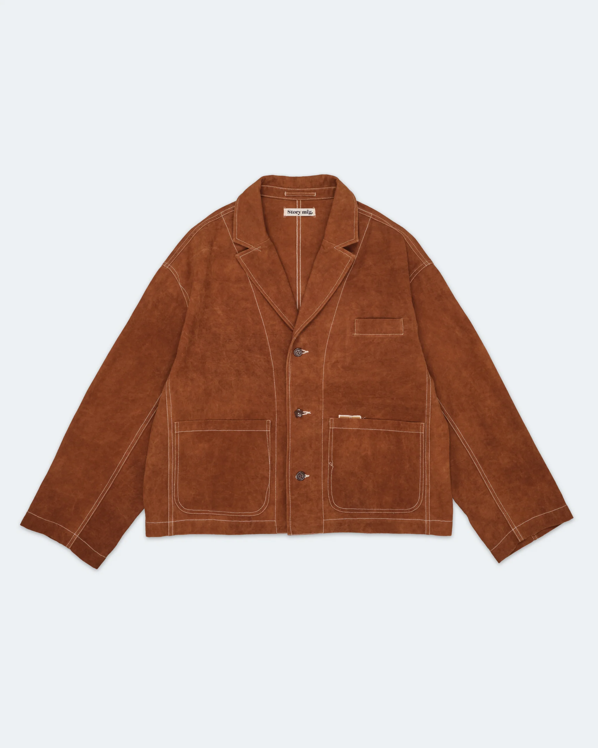 Cove Jacket - Brown Wonky-Wear - Image 4