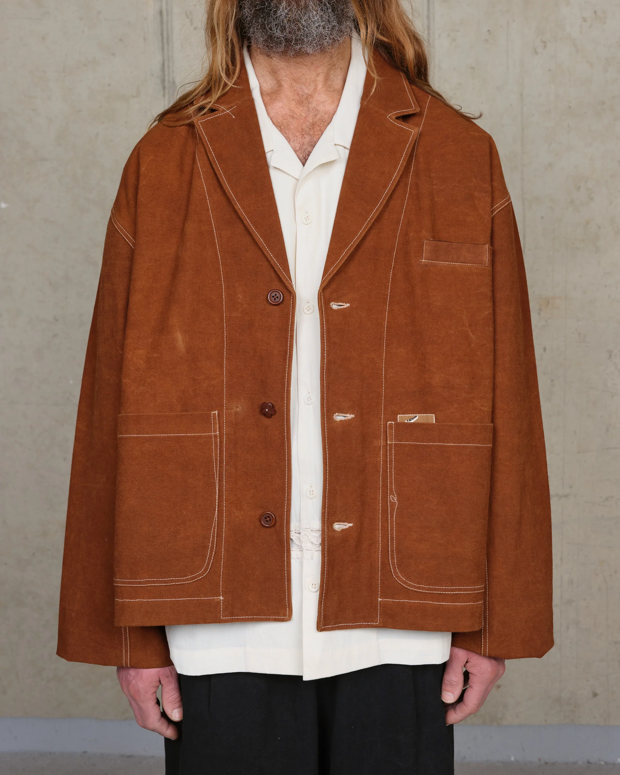 Cove Jacket - Brown Wonky-Wear - Image 5
