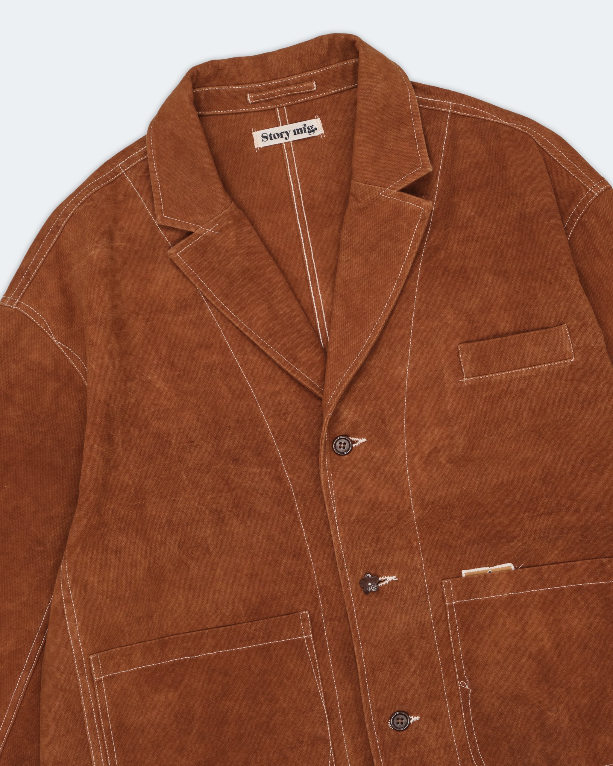 Cove Jacket - Brown Wonky-Wear - Image 7