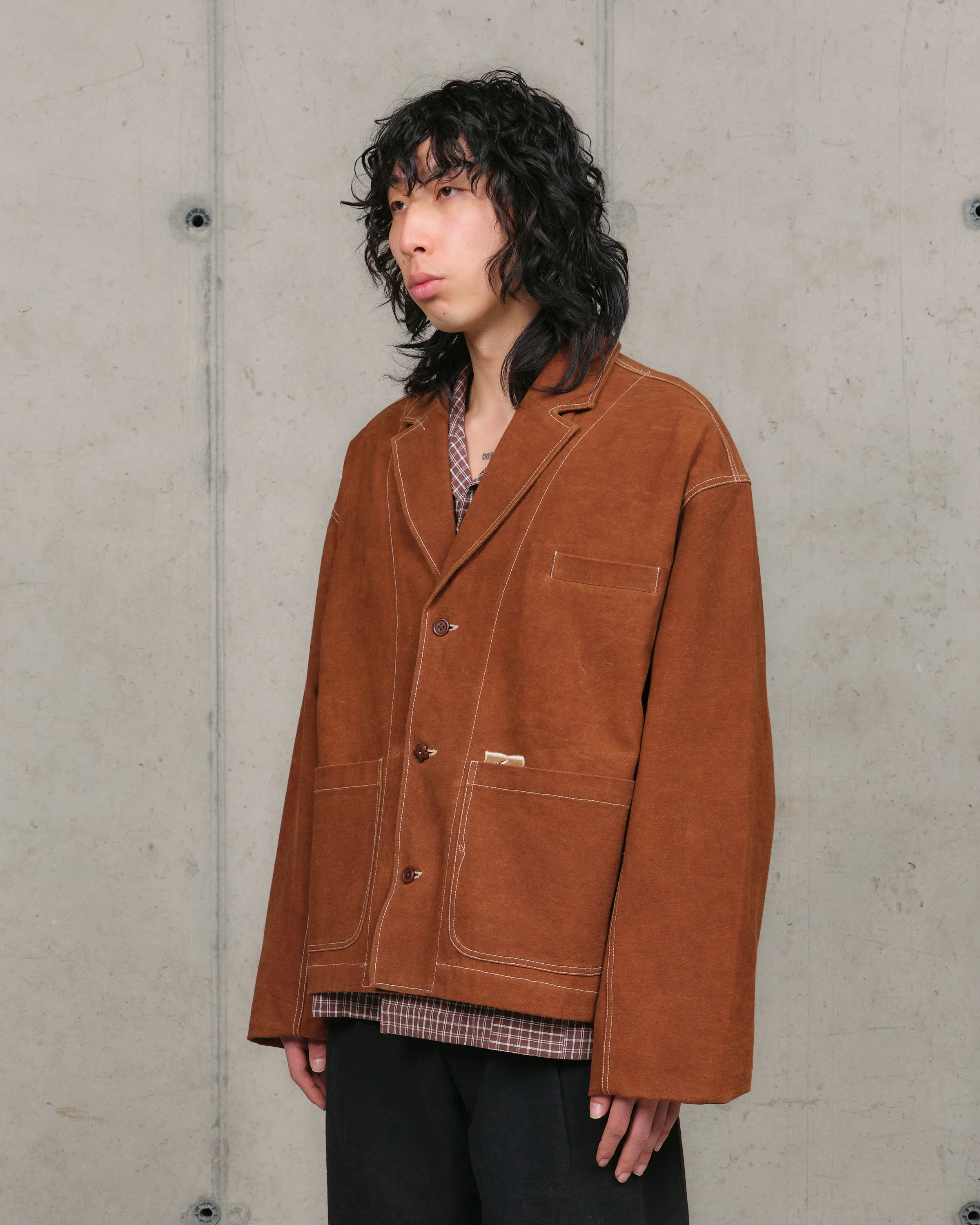 Cove Jacket - Brown Wonky-Wear - Image 8