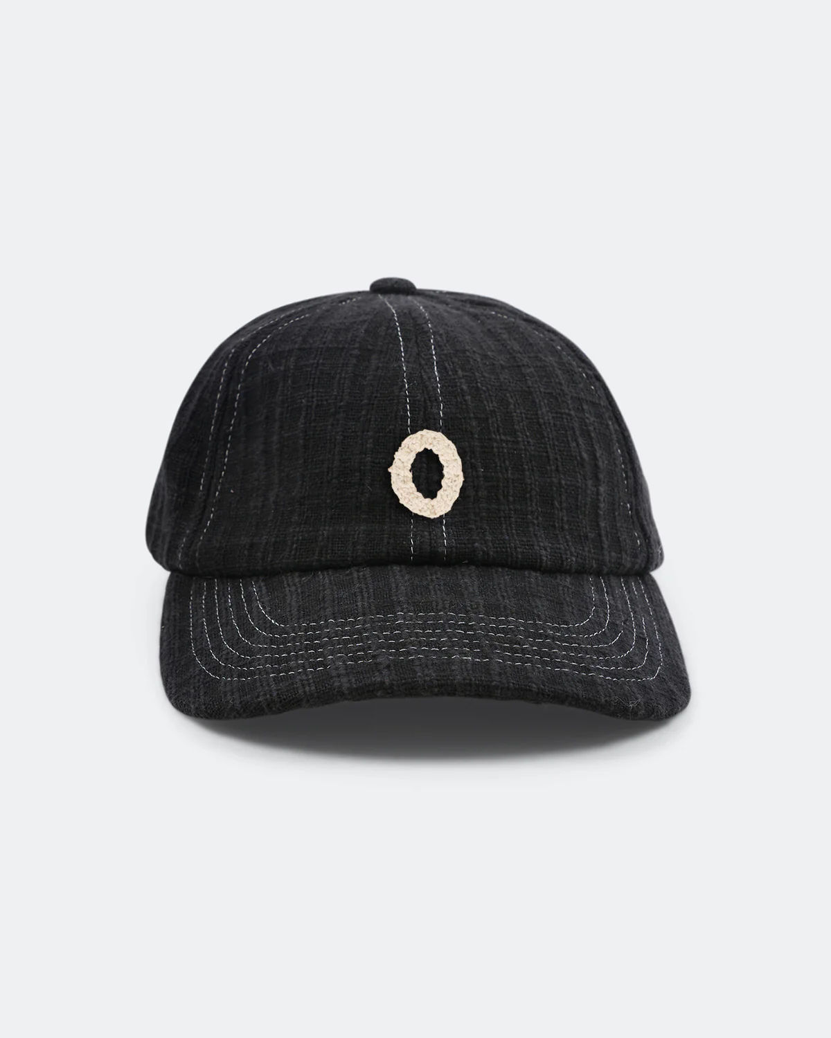 Custom Baseball Cap - Black Waffle Handloom - Image 18