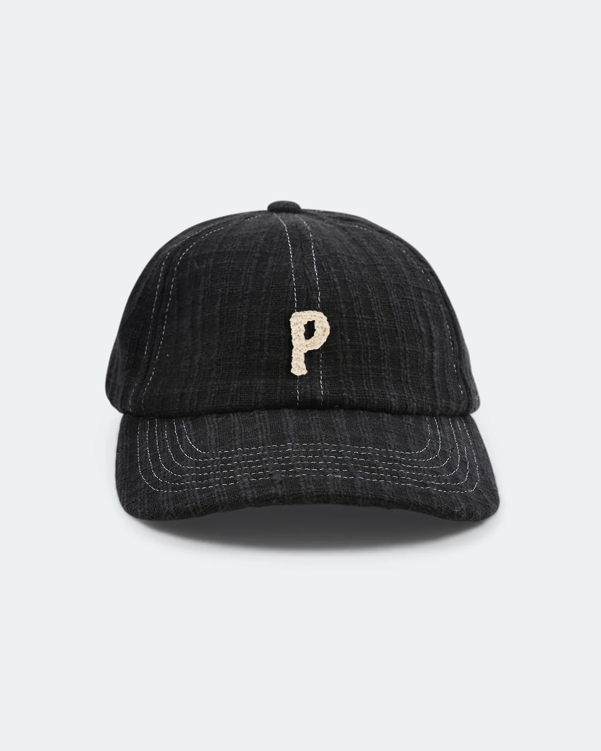 Custom Baseball Cap - Black Waffle Handloom - Image 19