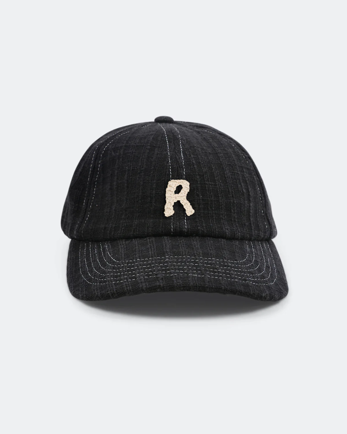 Custom Baseball Cap - Black Waffle Handloom - Image 21