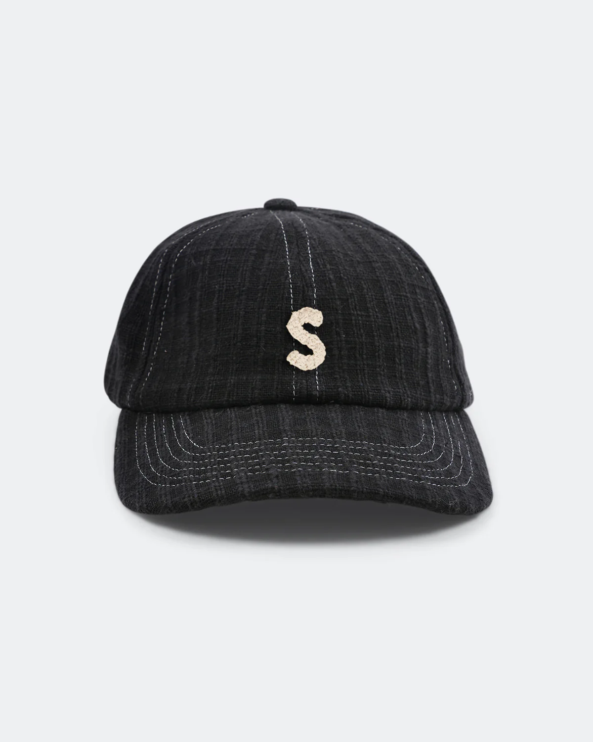 Custom Baseball Cap - Black Waffle Handloom - Image 22