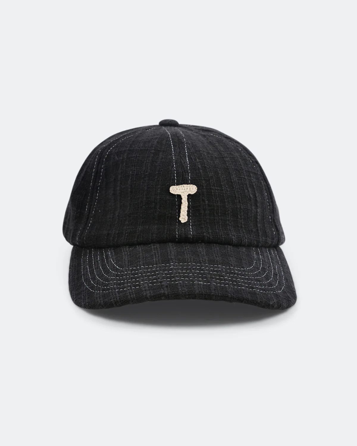 Custom Baseball Cap - Black Waffle Handloom - Image 23