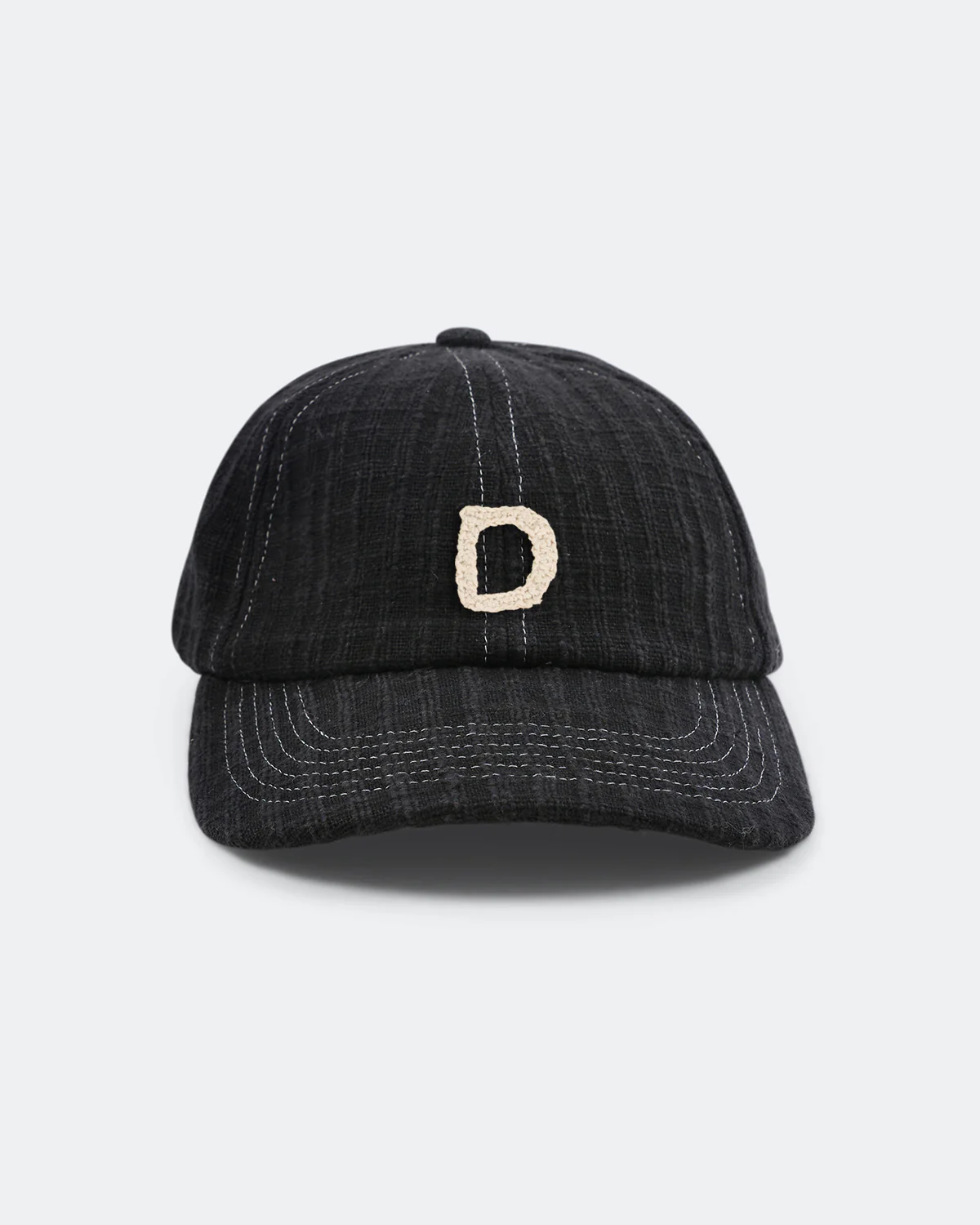 Custom Baseball Cap - Black Waffle Handloom - Image 7
