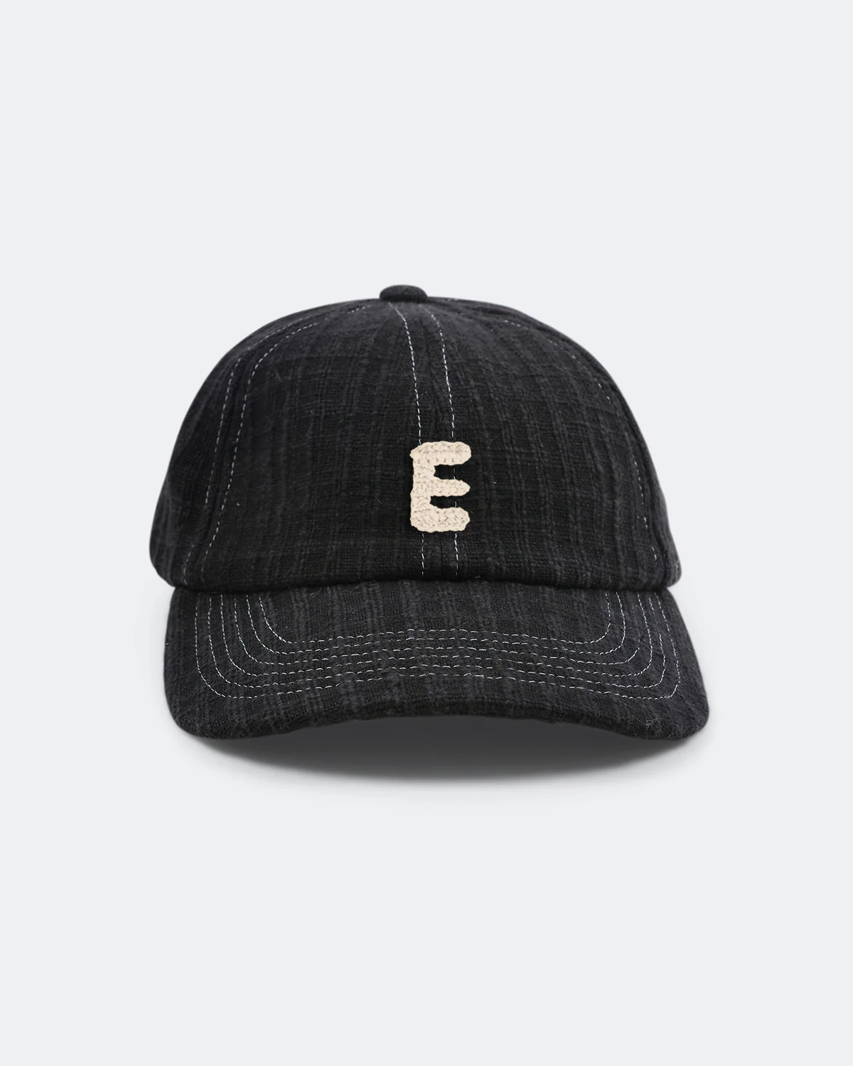Custom Baseball Cap - Black Waffle Handloom - Image 8