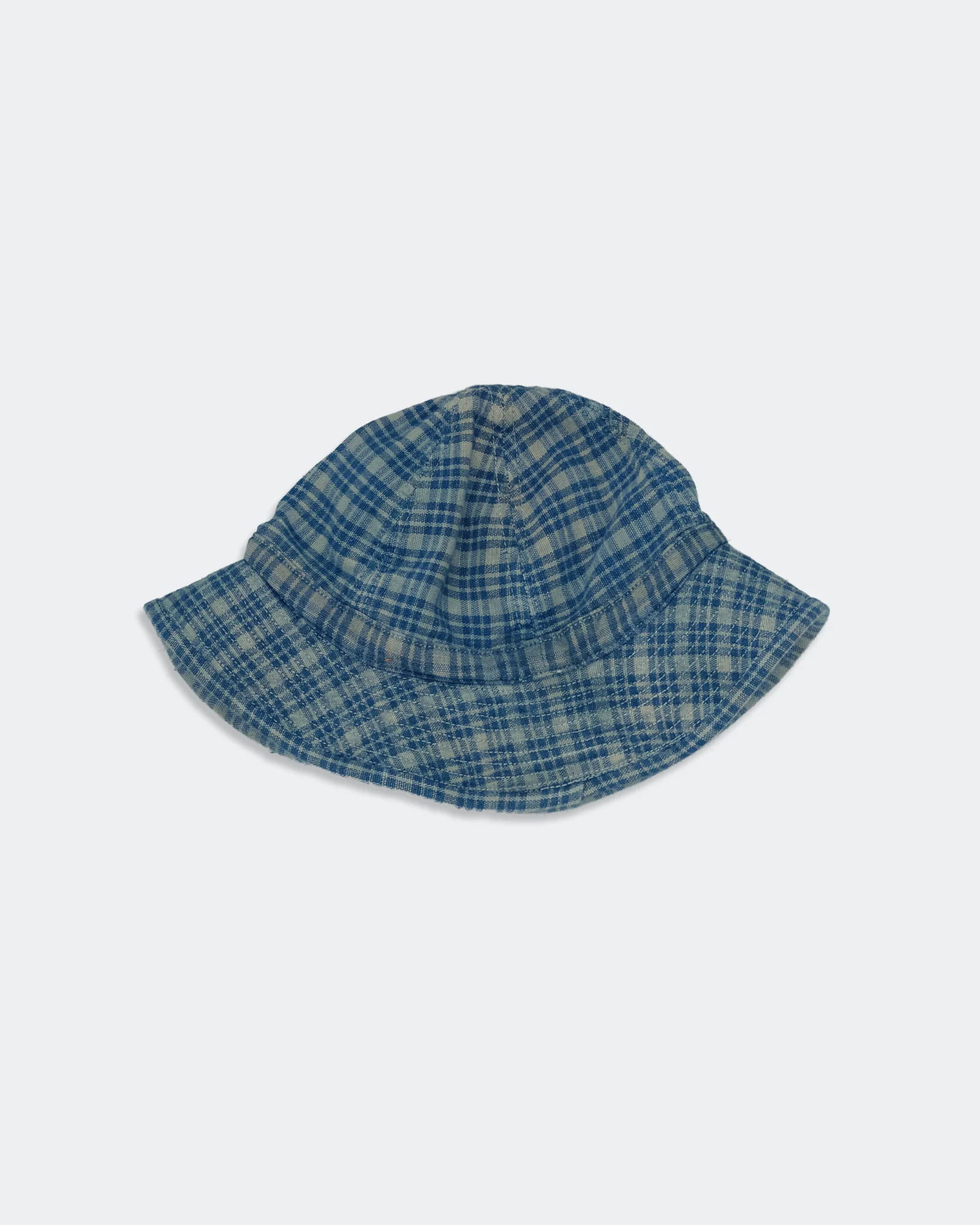 Daisy Mae Hat - Indigo Mud Check - Image 5