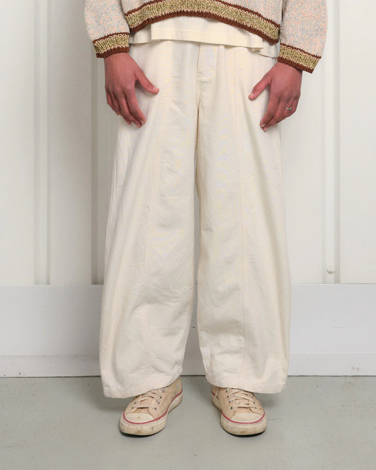 Document Pants - Ecru Canvas - Image 3