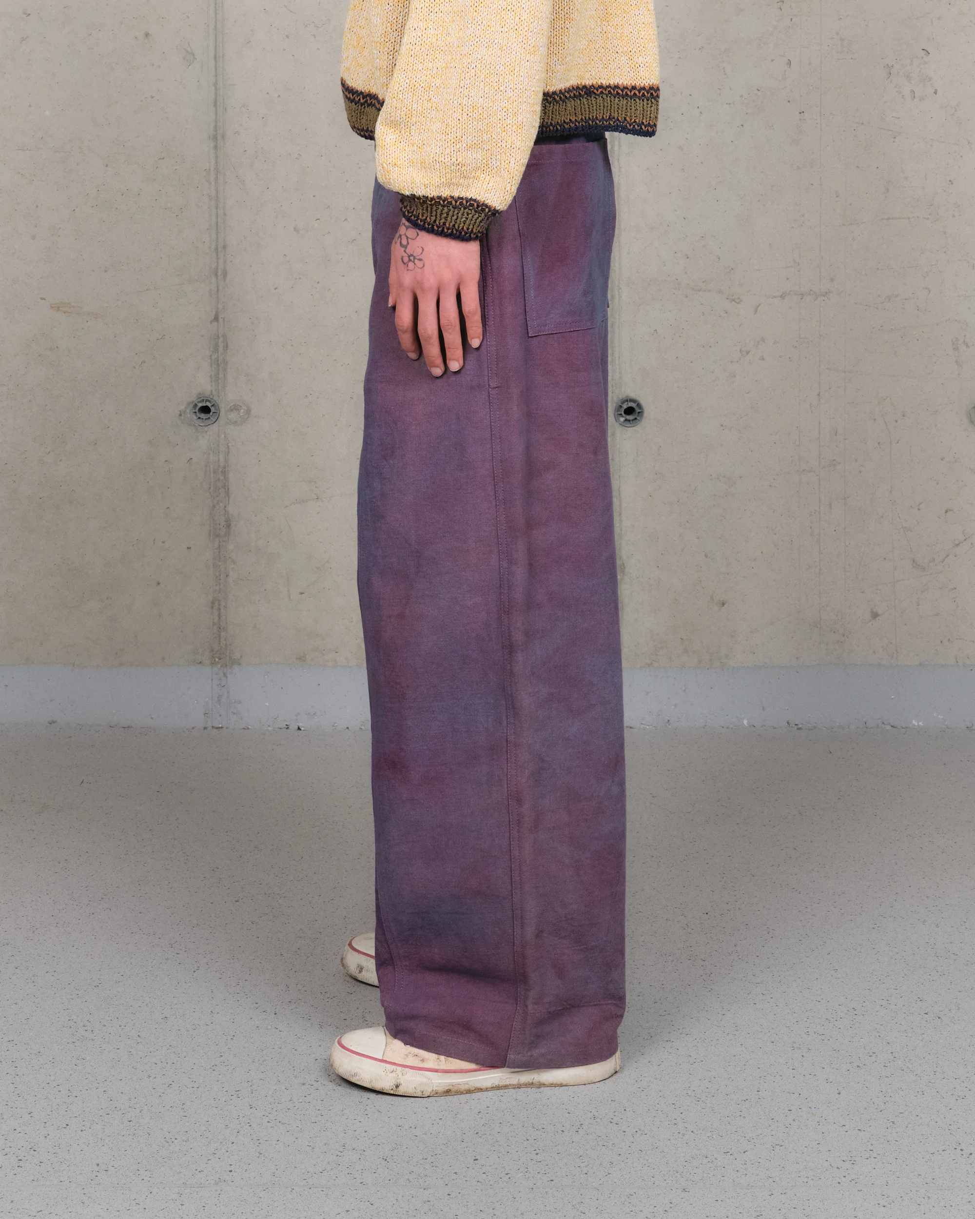 Document Pants - Purple Canvas - Image 5