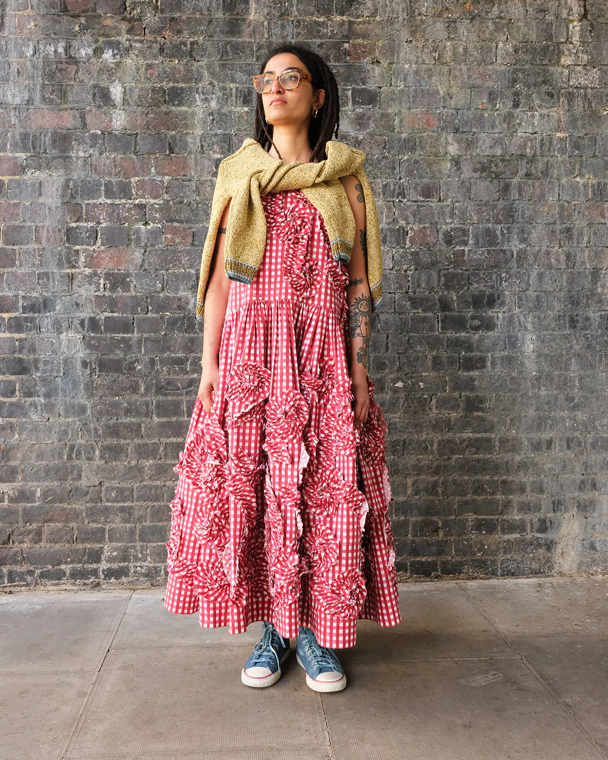 Echo Dress - Red Fossil - Image 3