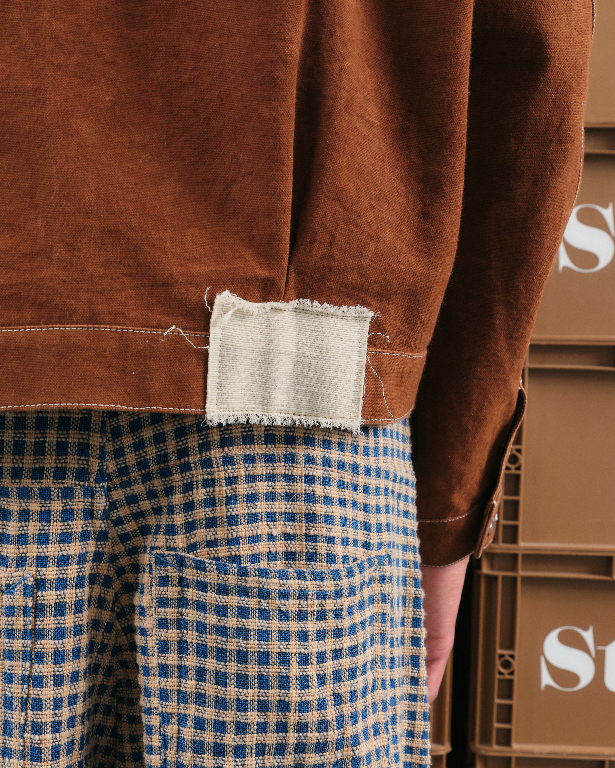 Ever Jacket - Brown Canvas Repair - Image 10