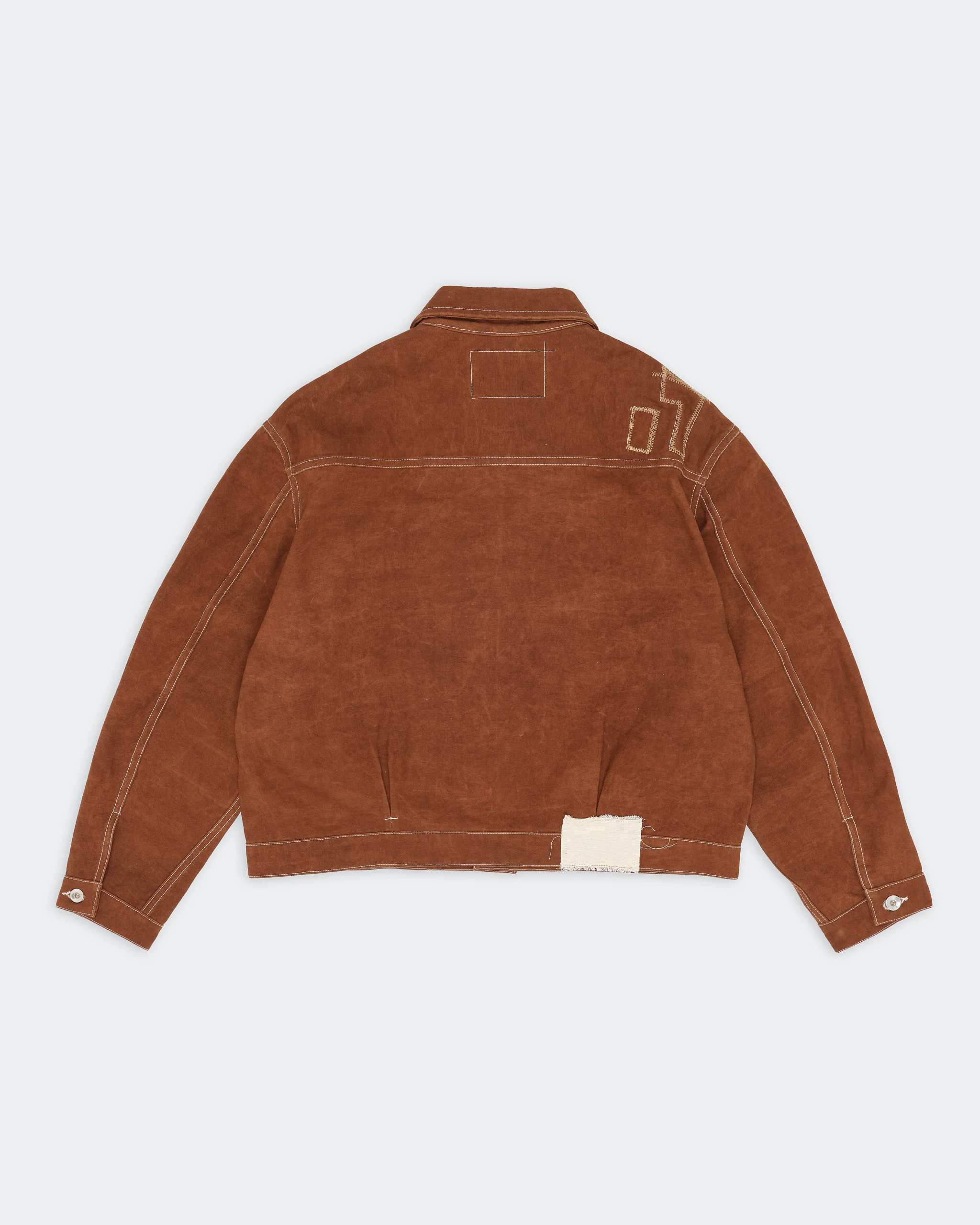 Ever Jacket - Brown Canvas Repair - Image 11
