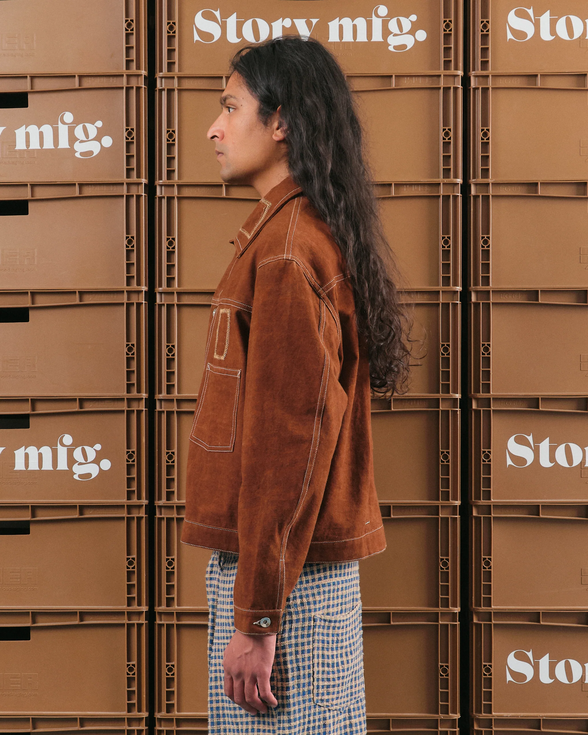 Ever Jacket - Brown Canvas Repair - Image 5