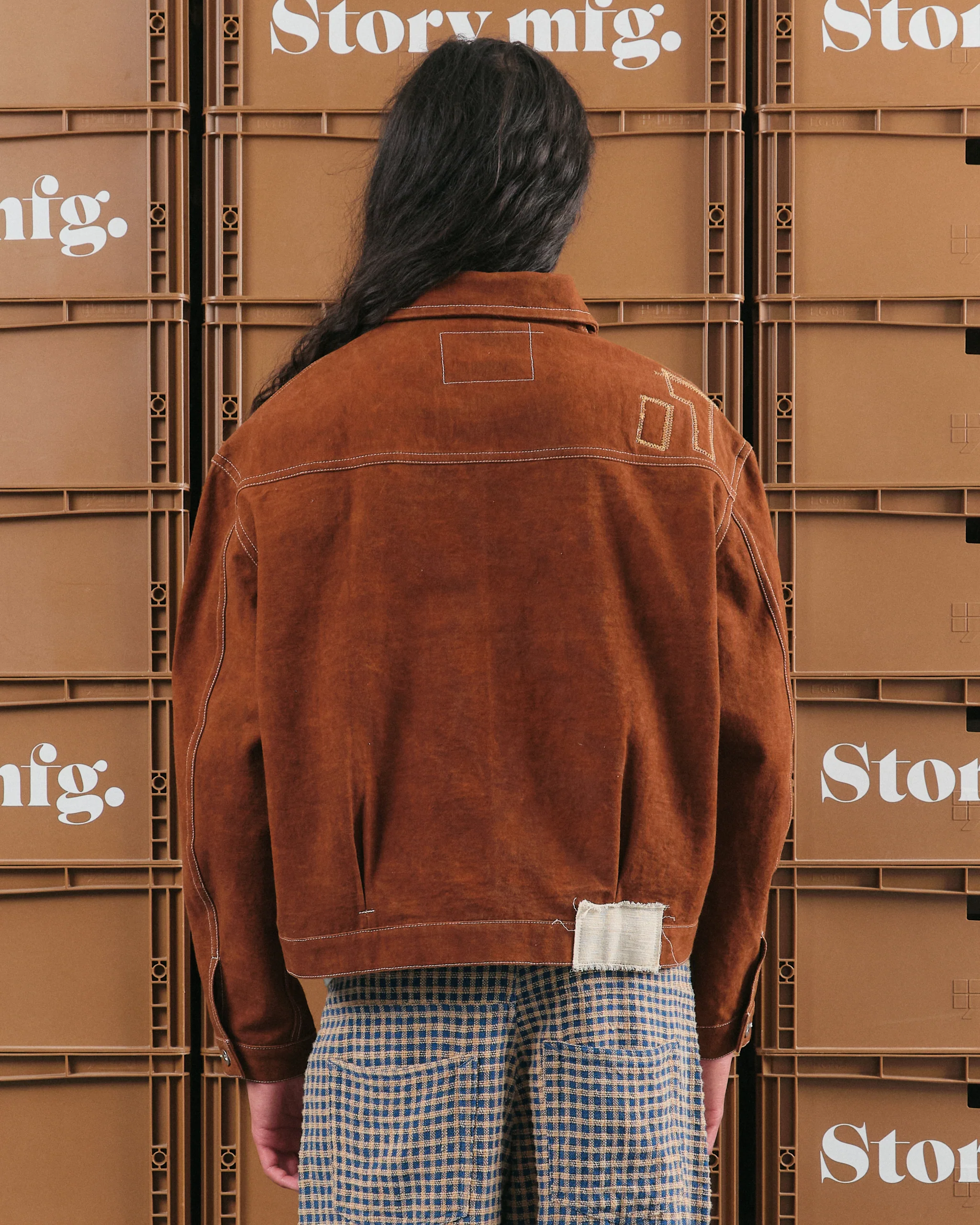 Ever Jacket - Brown Canvas Repair - Image 8