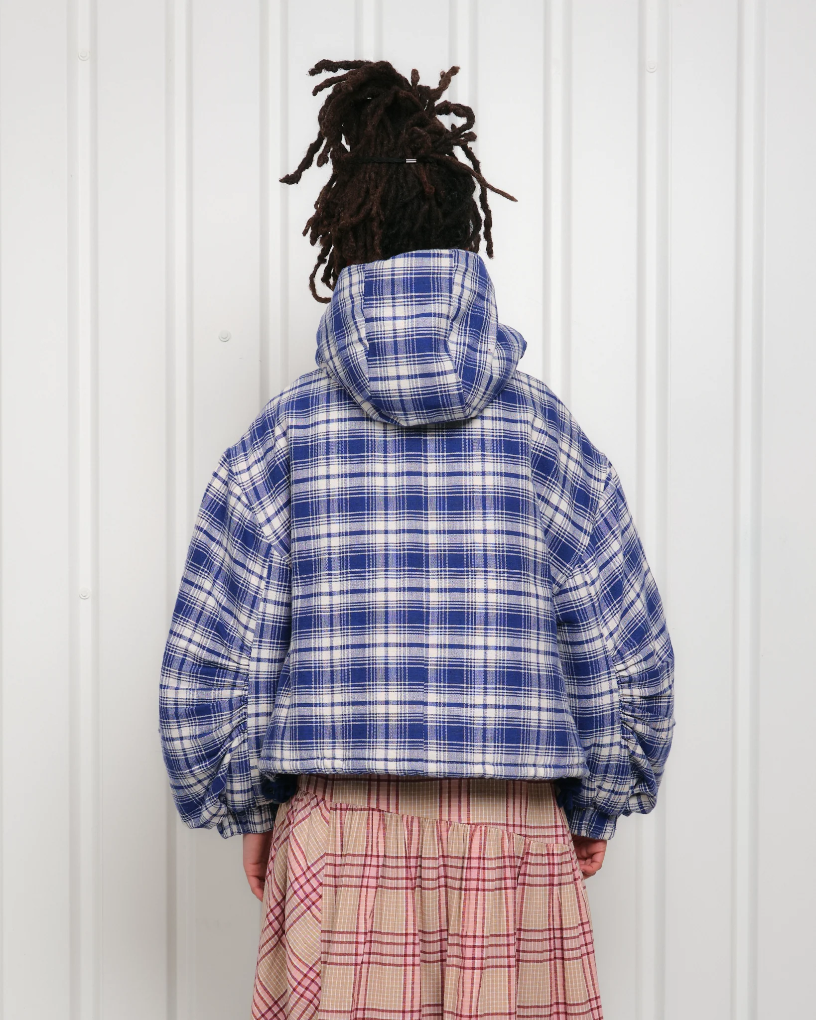 Fable Jacket - Indigo Check Handloom - Image 10