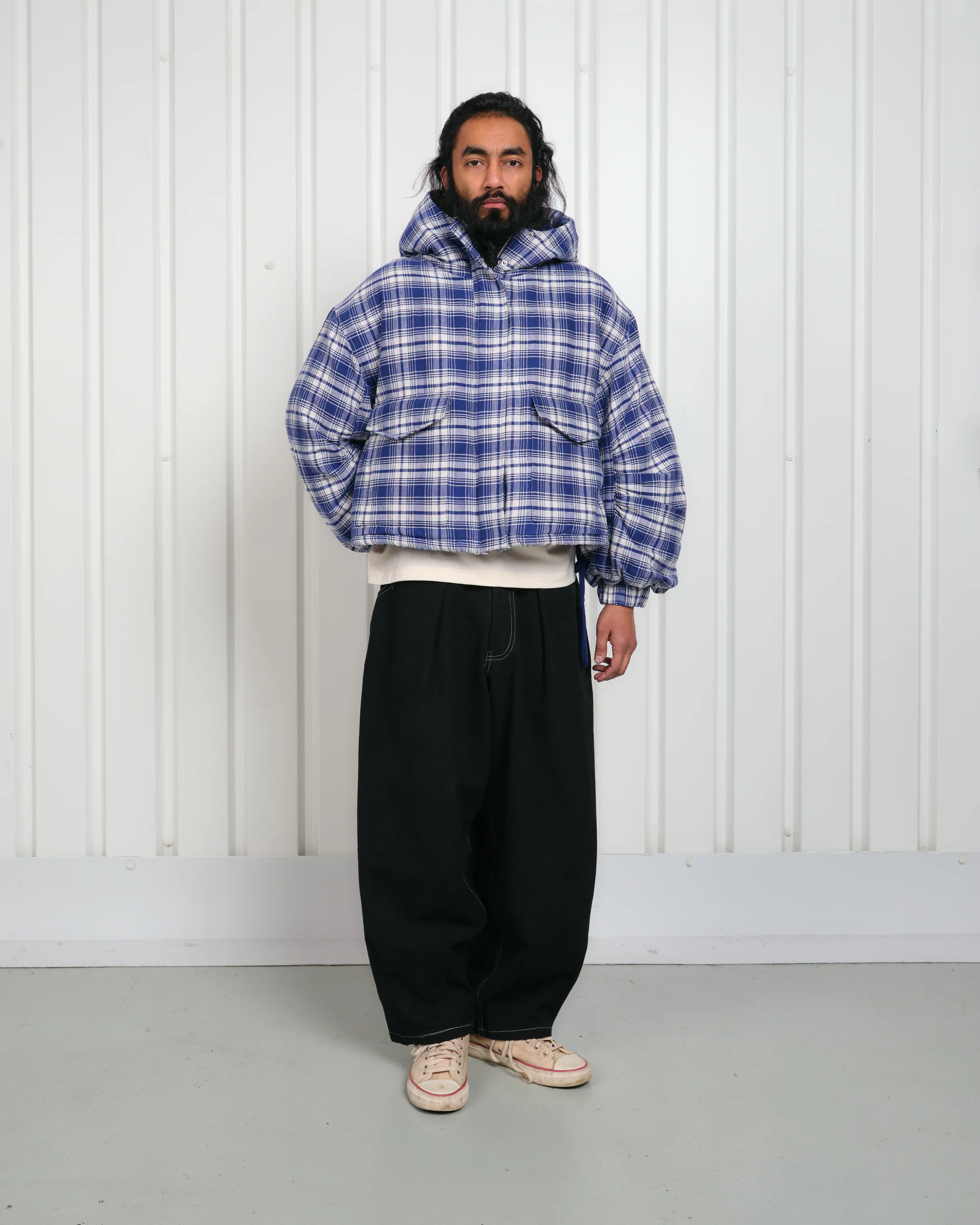 Fable Jacket - Indigo Check Handloom - Image 2